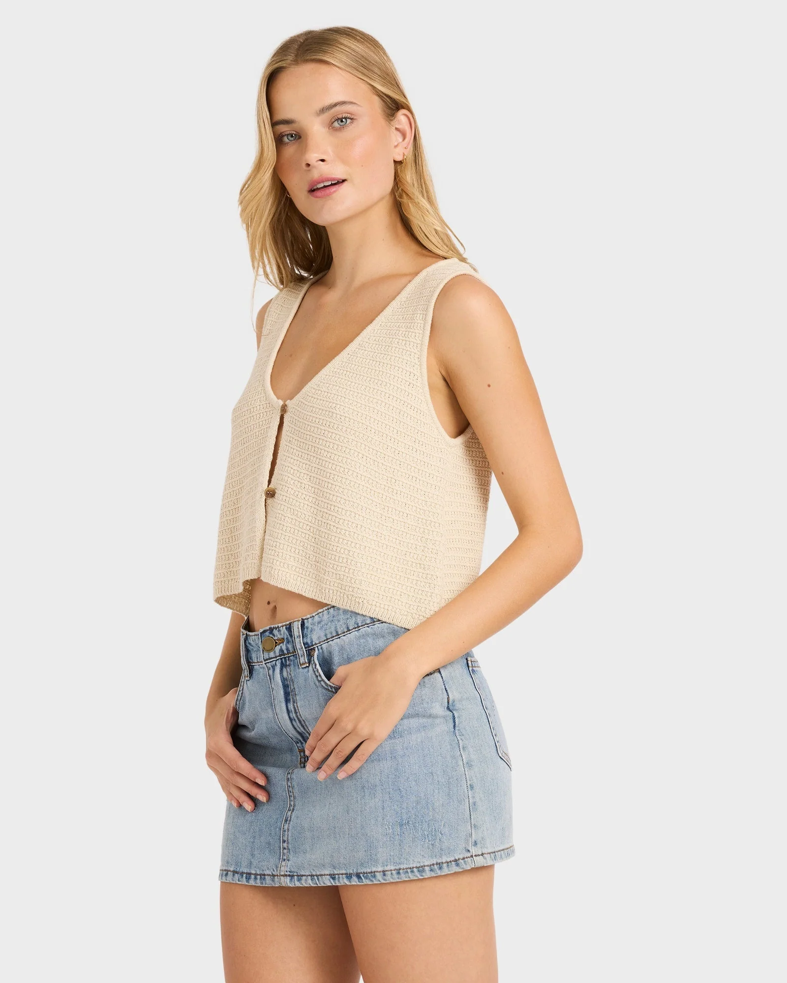 Womens Need Now Knit Tank Top - Image 3