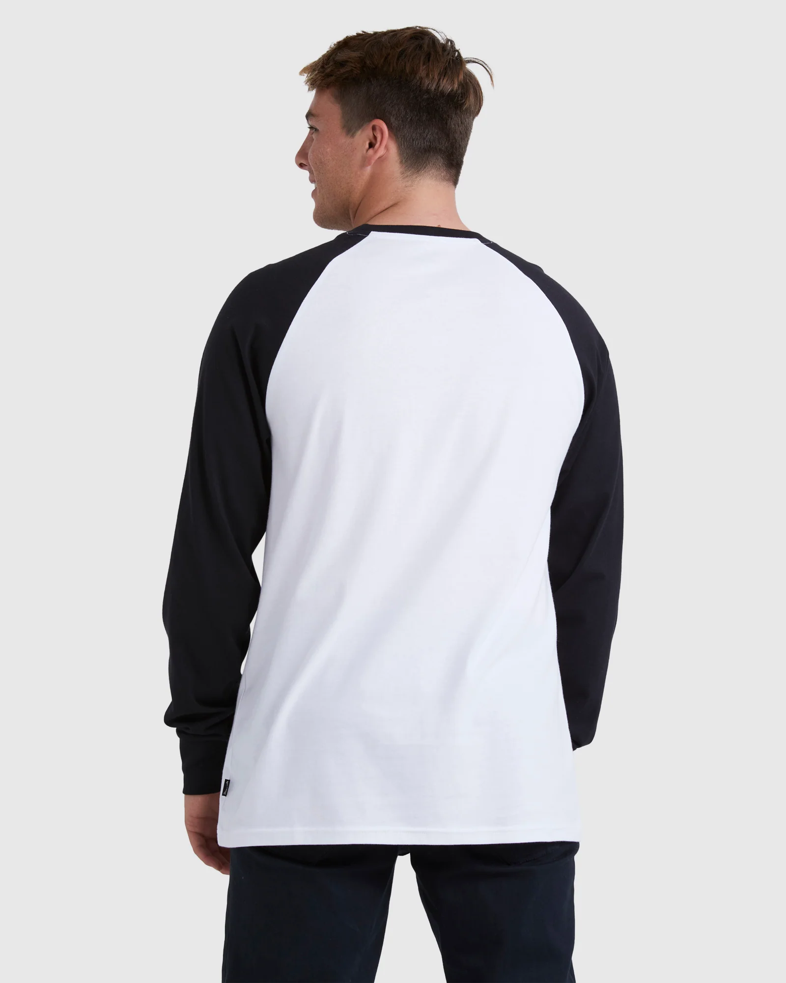Mens Nineteenth  Long Sleeve Raglan T-Shirt - Image 3