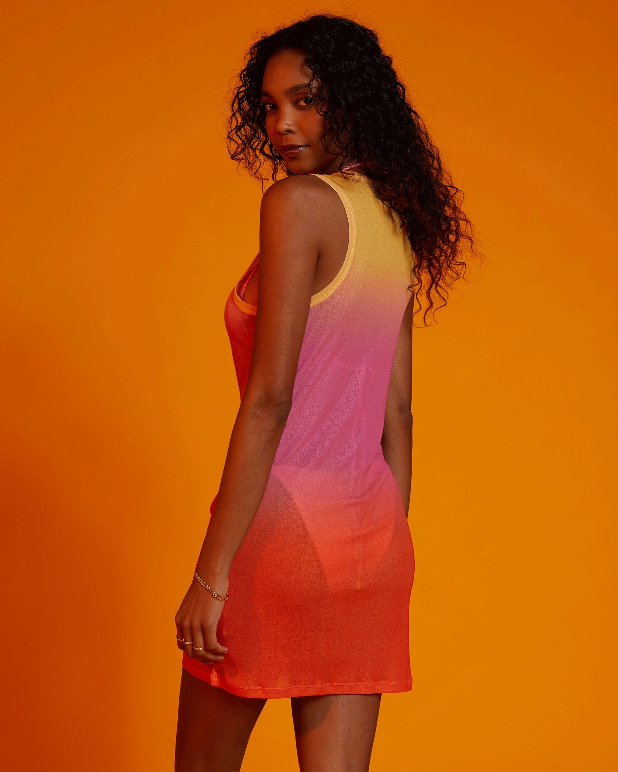 Womens Ocaso Tank Dress - Image 4