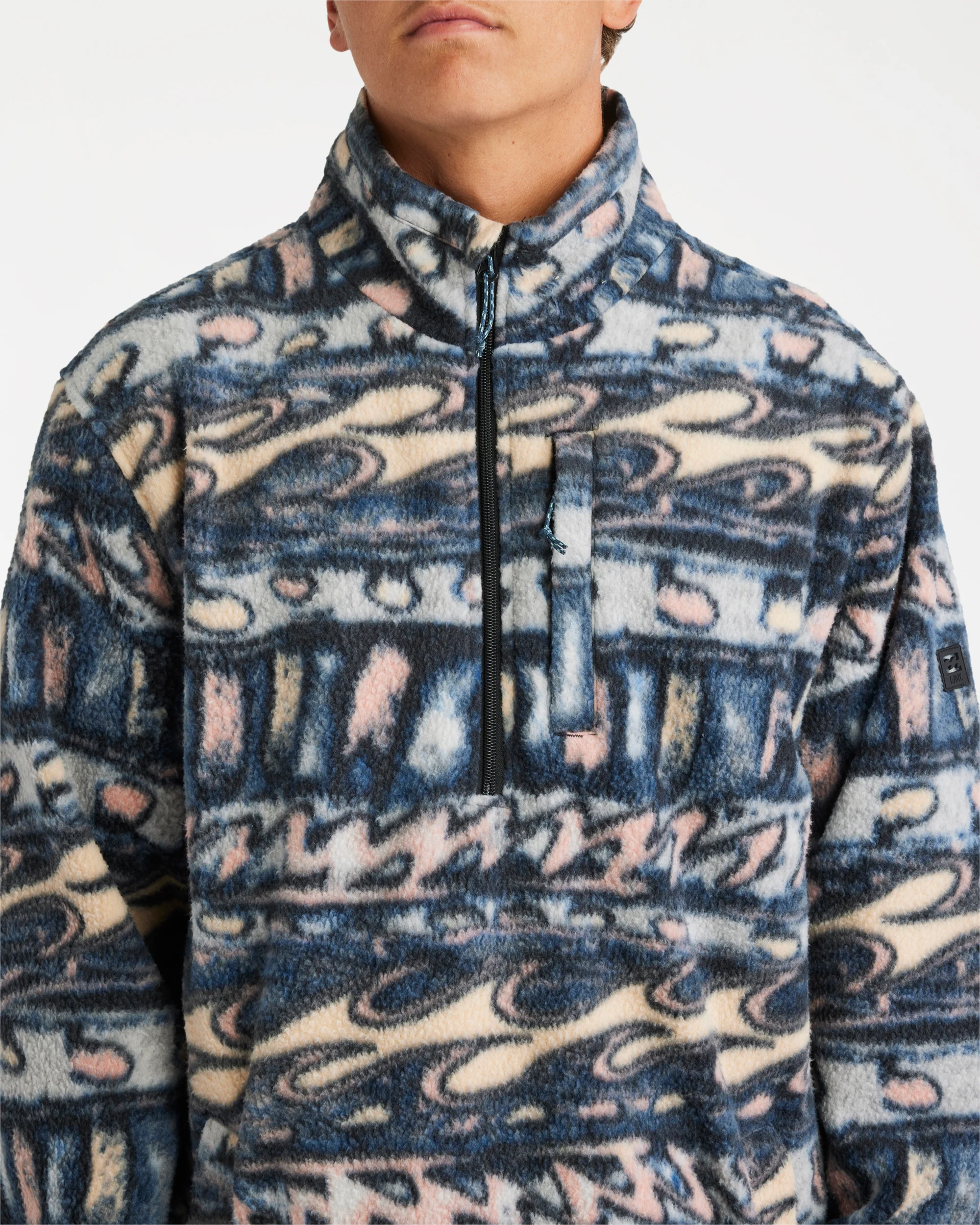 Mens Occy Heritage Half Zip Fleece Pullover - Image 5