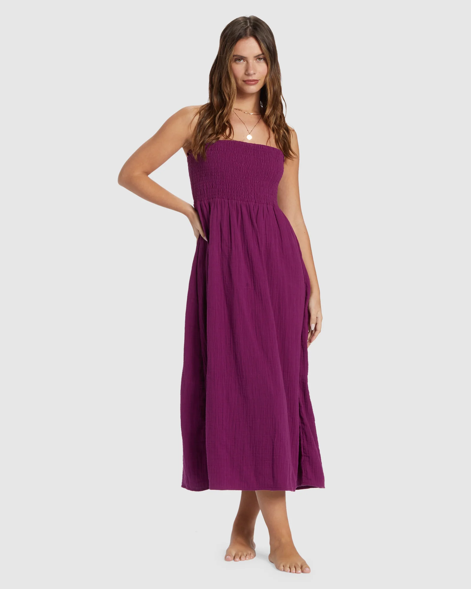 Womens Off The Coast Midi Dress - Image 2