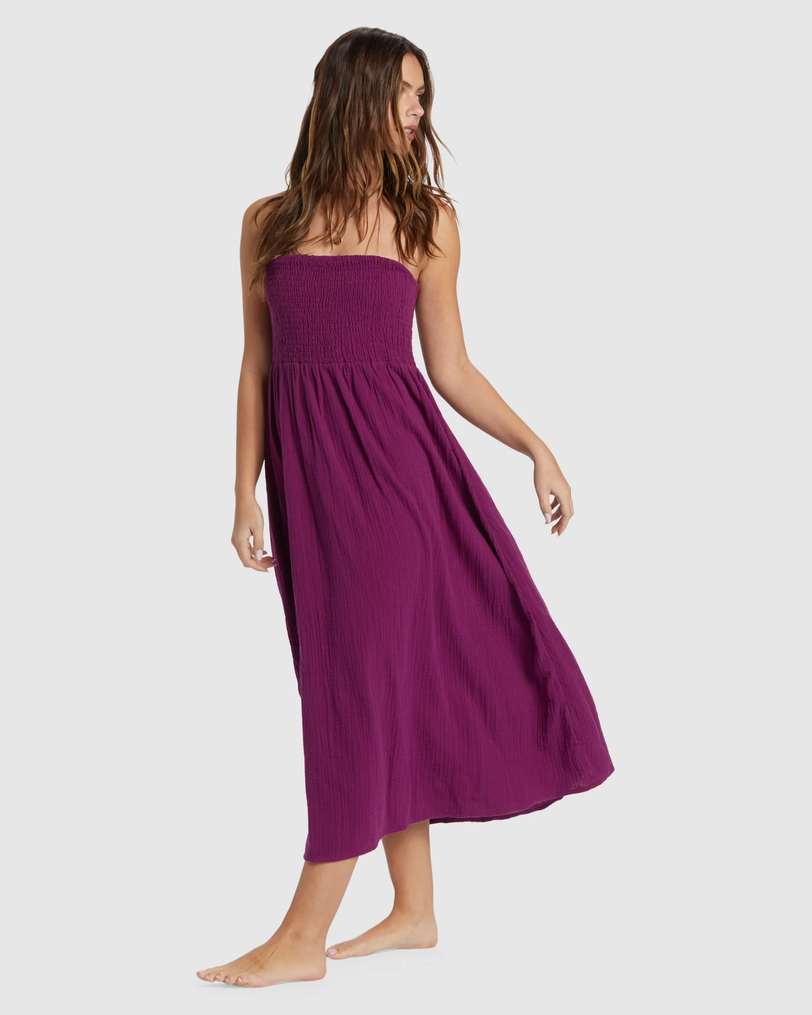 Womens Off The Coast Midi Dress - Image 3