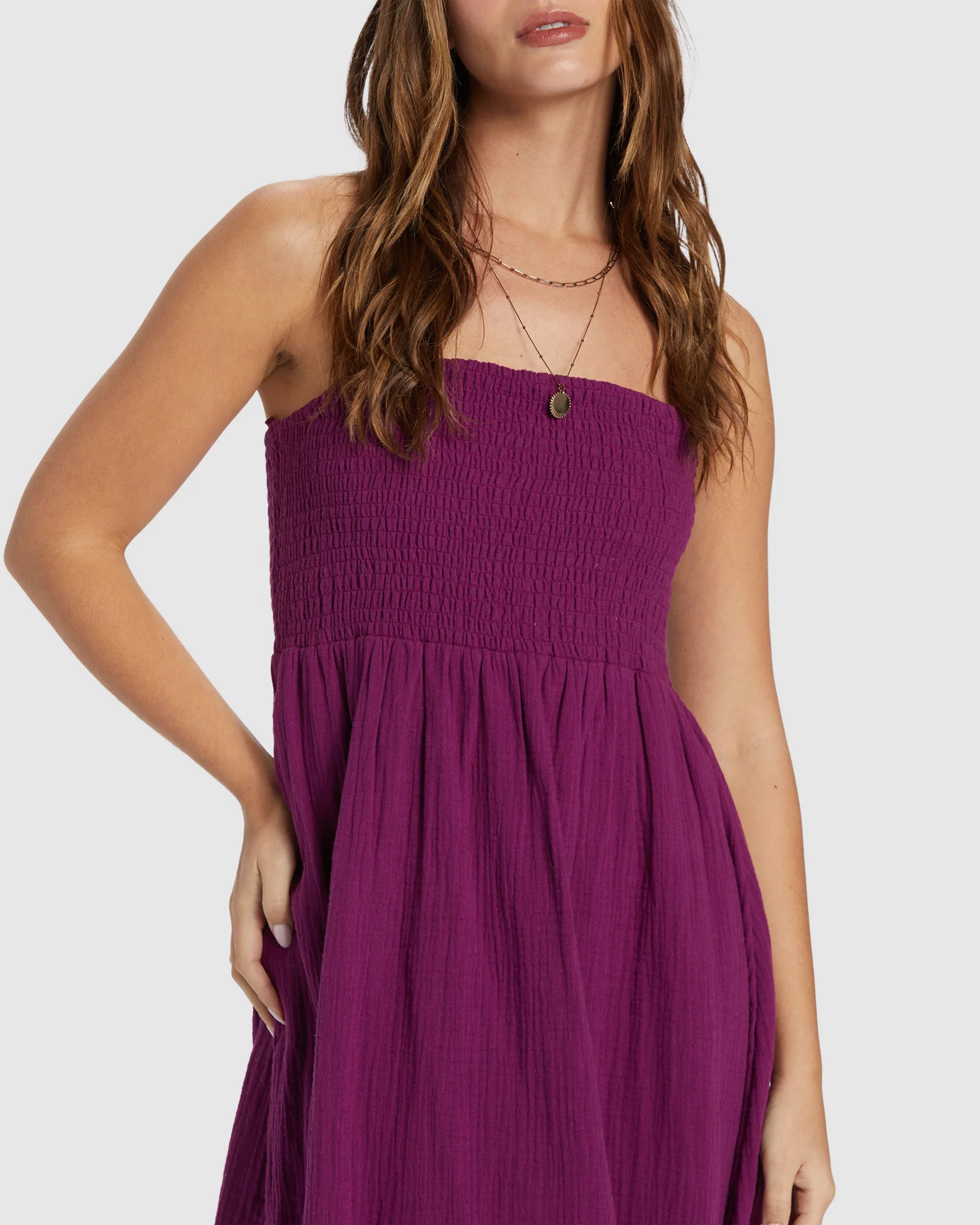 Womens Off The Coast Midi Dress - Image 5