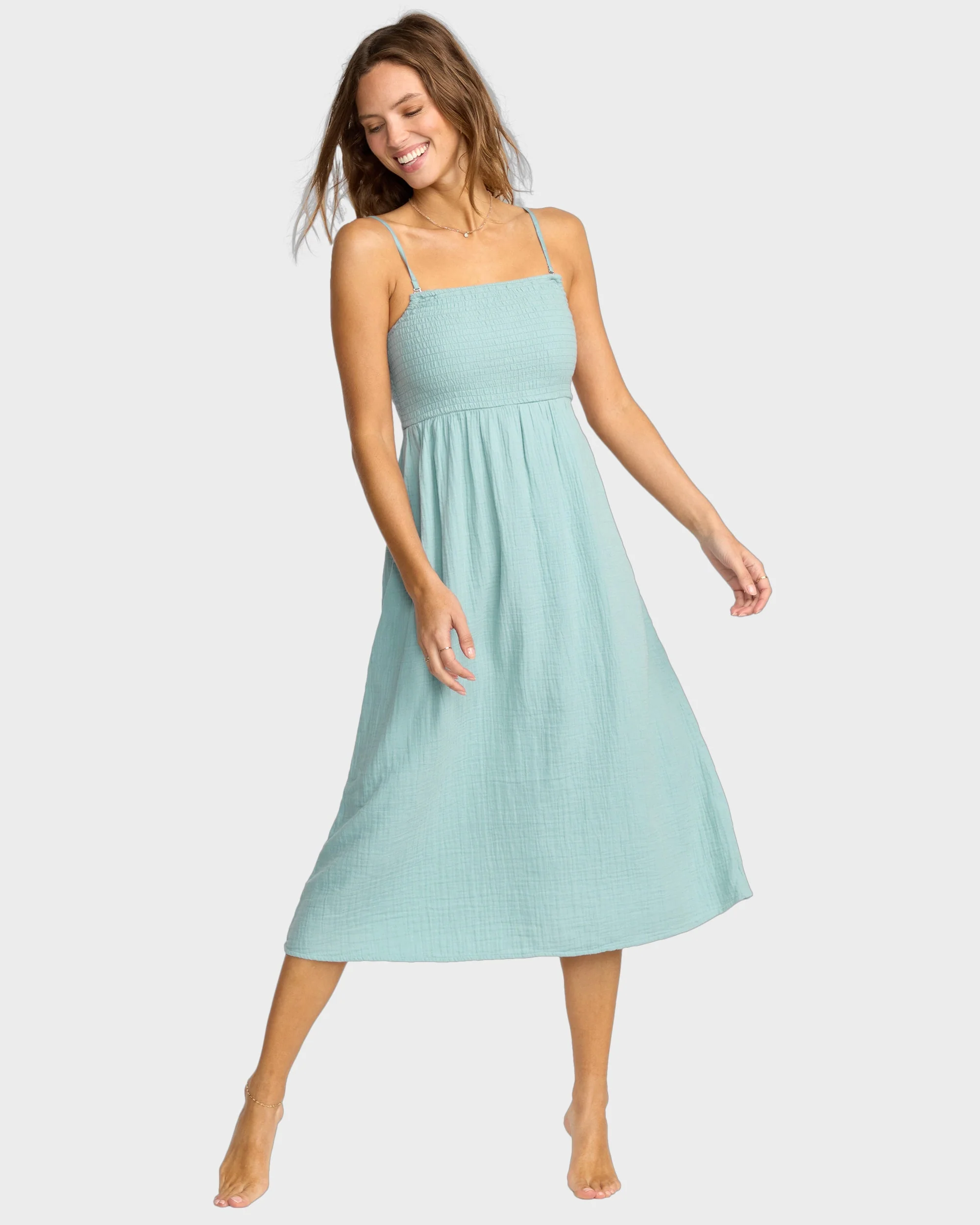 Womens Off The Coast Midi Dress - Image 5