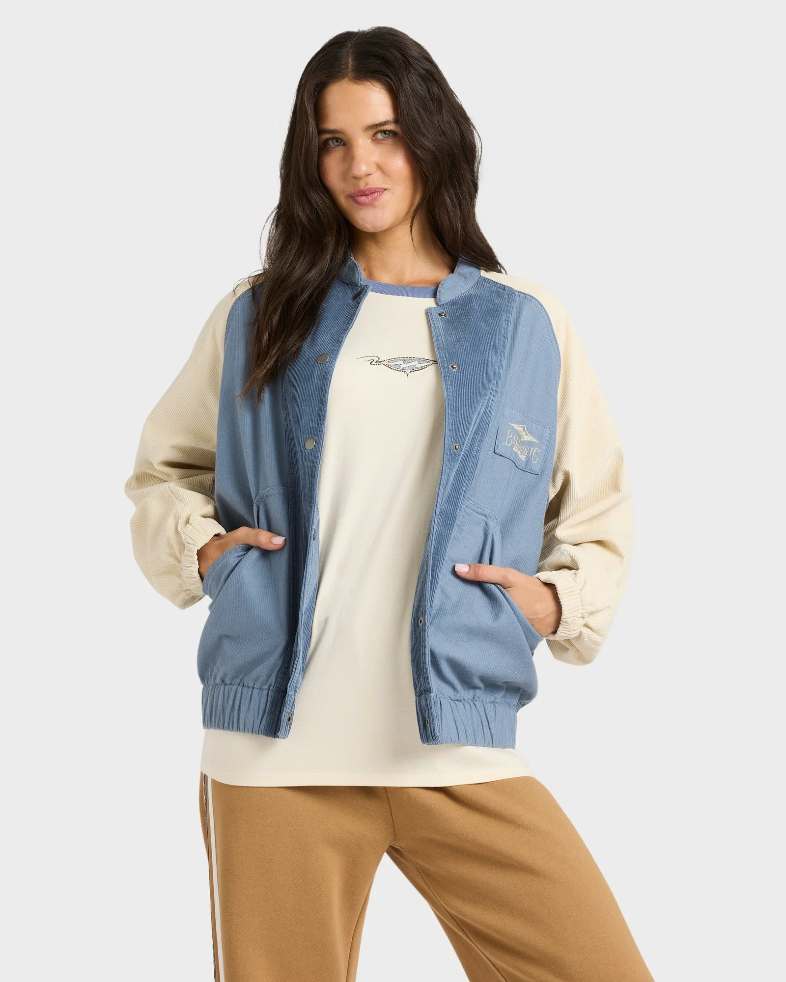 Womens Og Burleigh Bomber Corduroy Jacket - Image 2