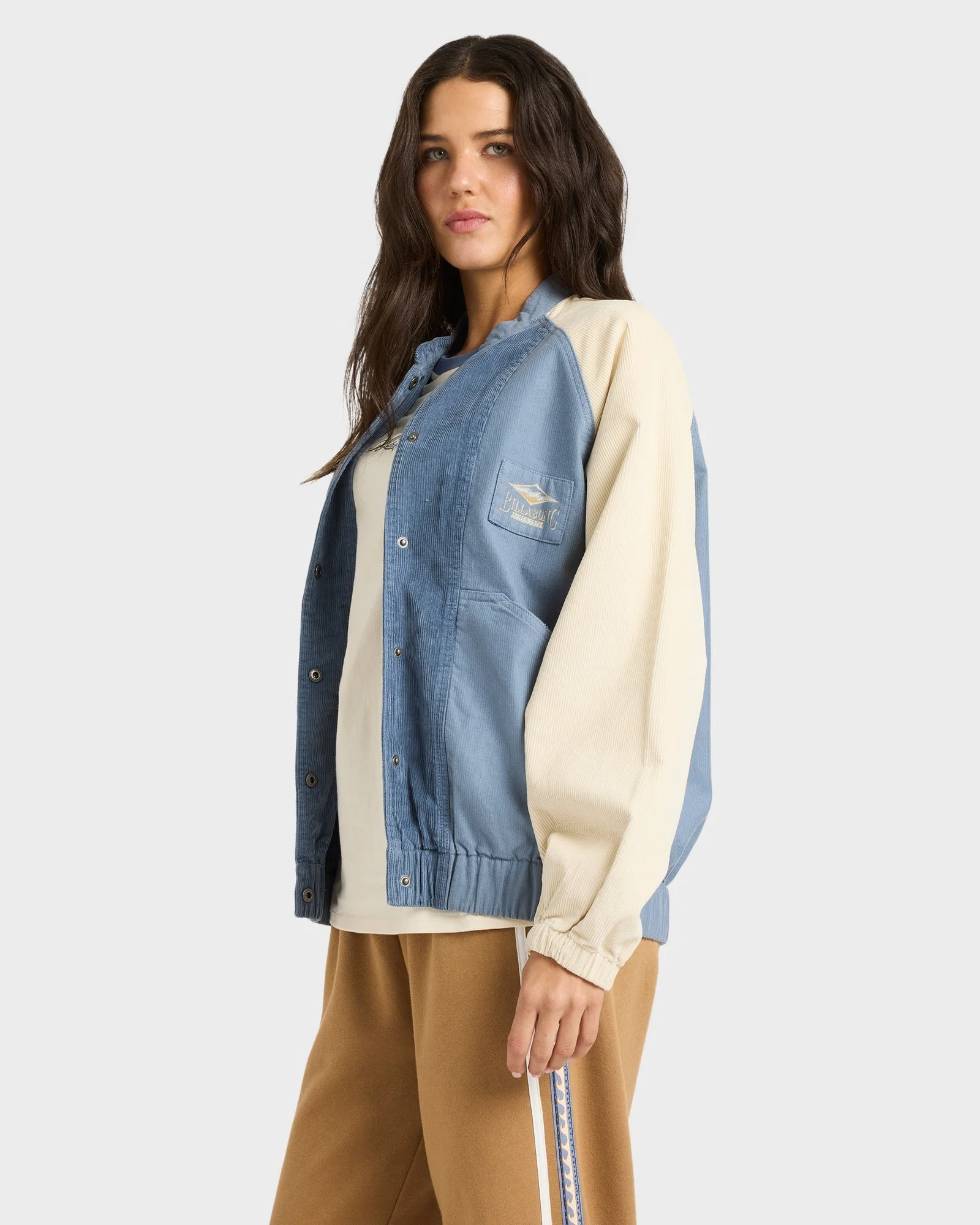 Womens Og Burleigh Bomber Corduroy Jacket - Image 4