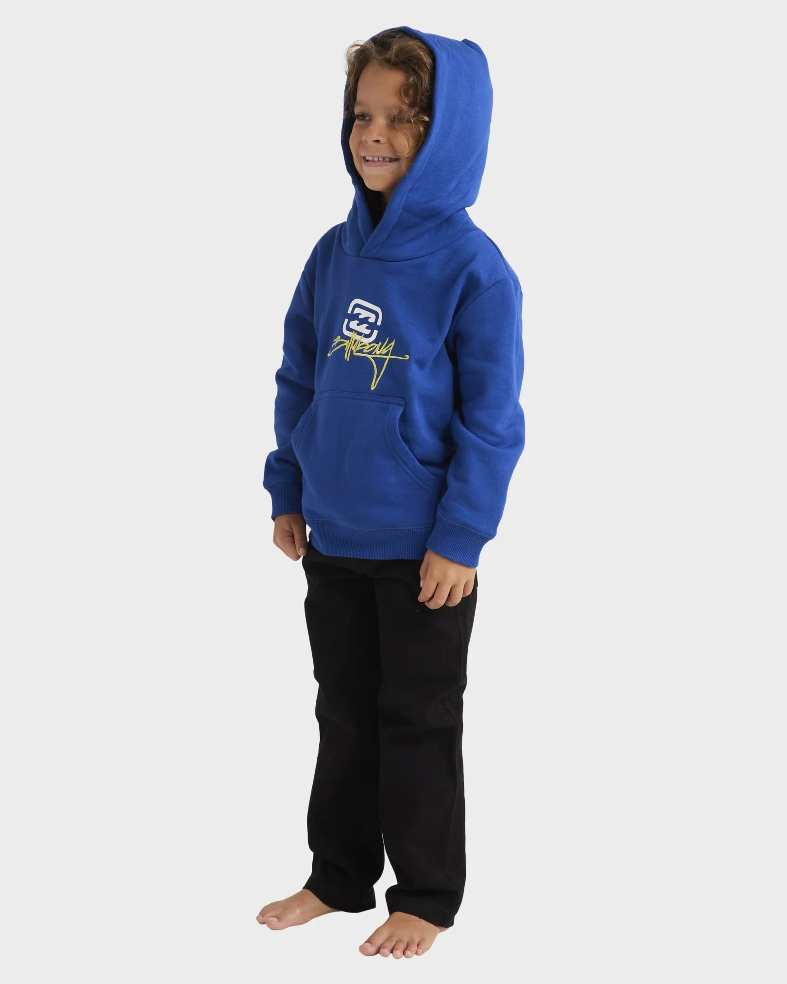 Boys 0-7 OG Script Pullover Hoodie - Image 2
