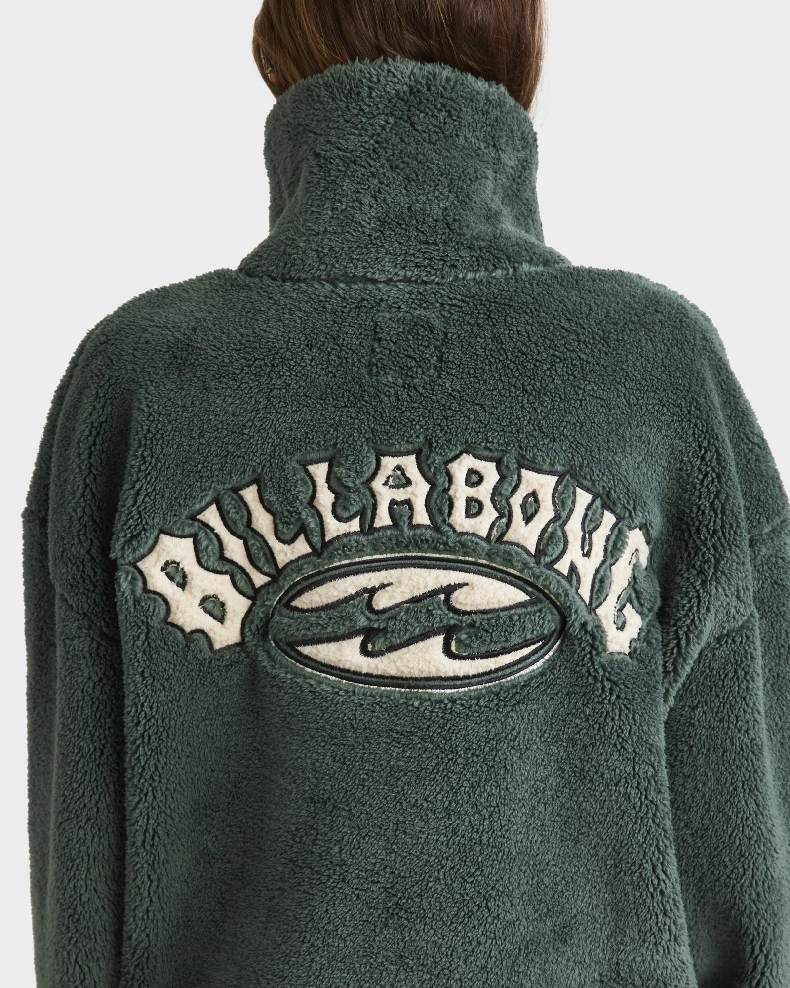 Womens Old Days Half Zip Fleece Pullover - Image 5