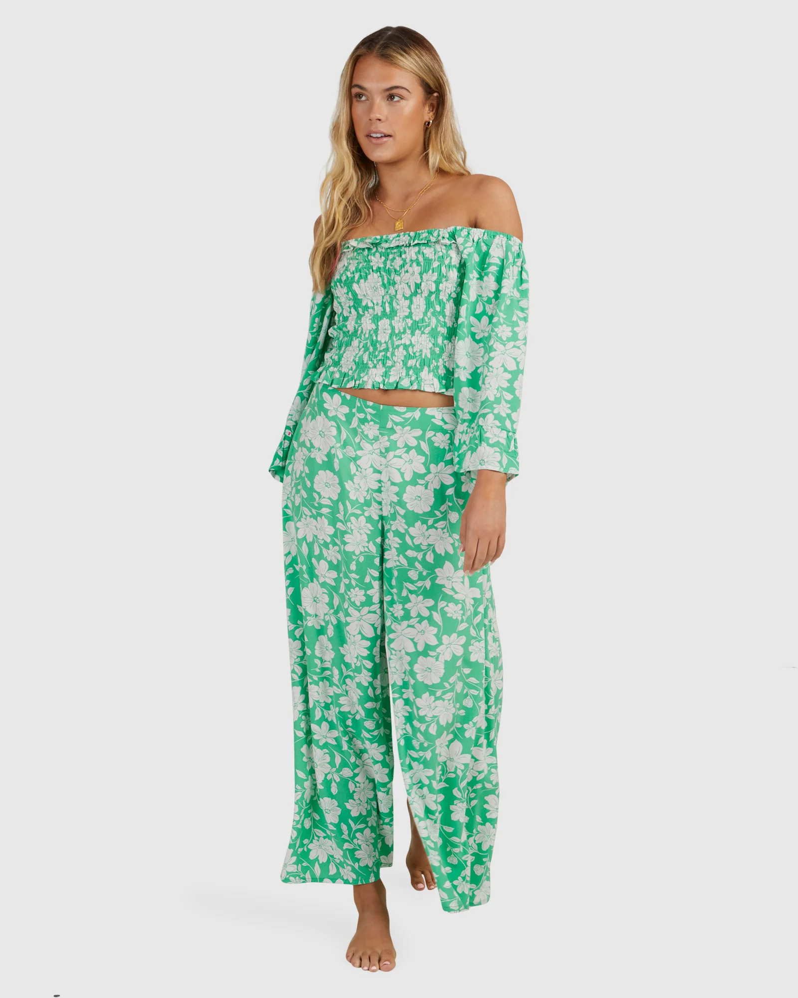 Womens On My Mind Isle Wide Leg Beachy Pants - Image 5