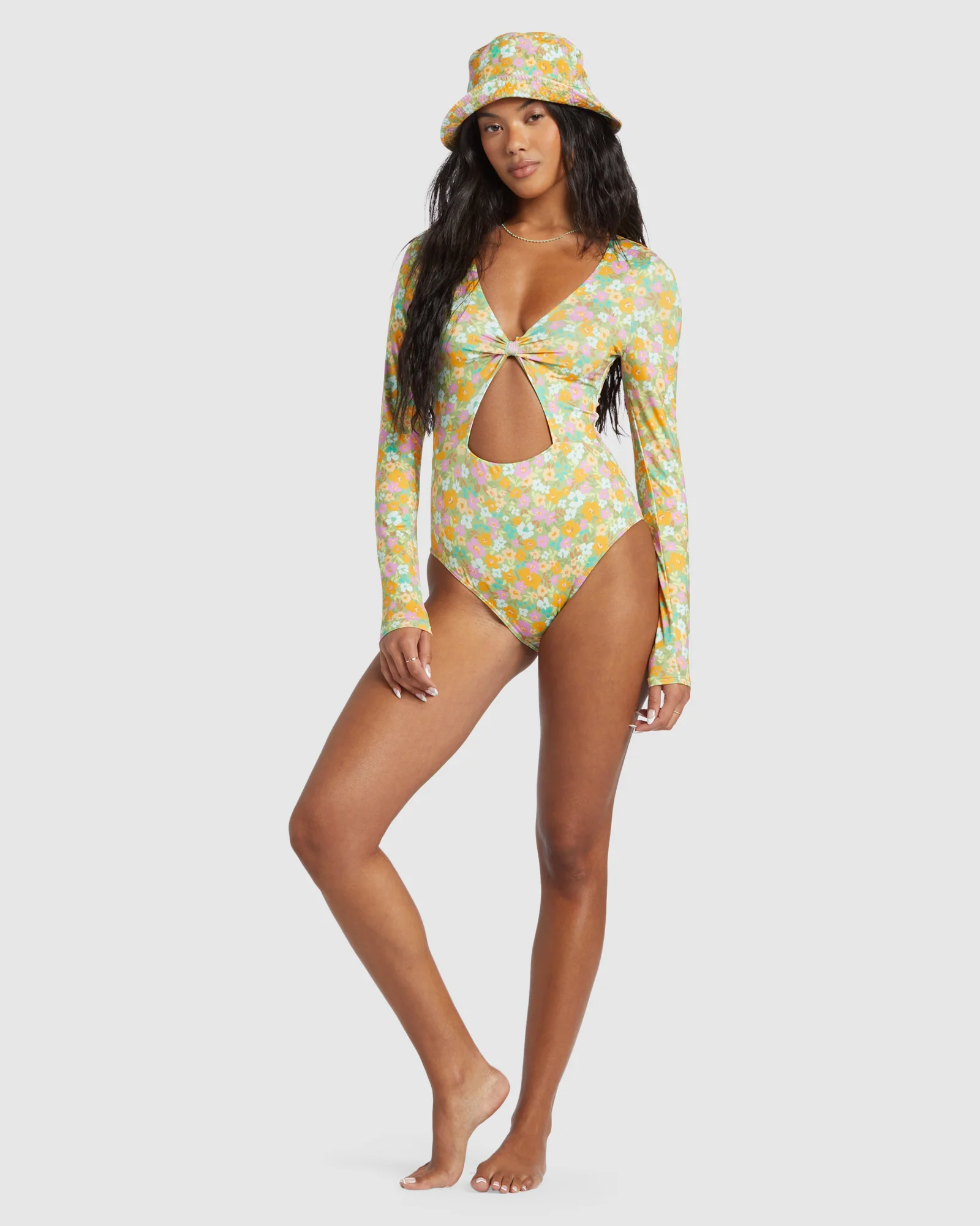 Womens On The Bright Side Bodysuit Rash Vest - Image 5