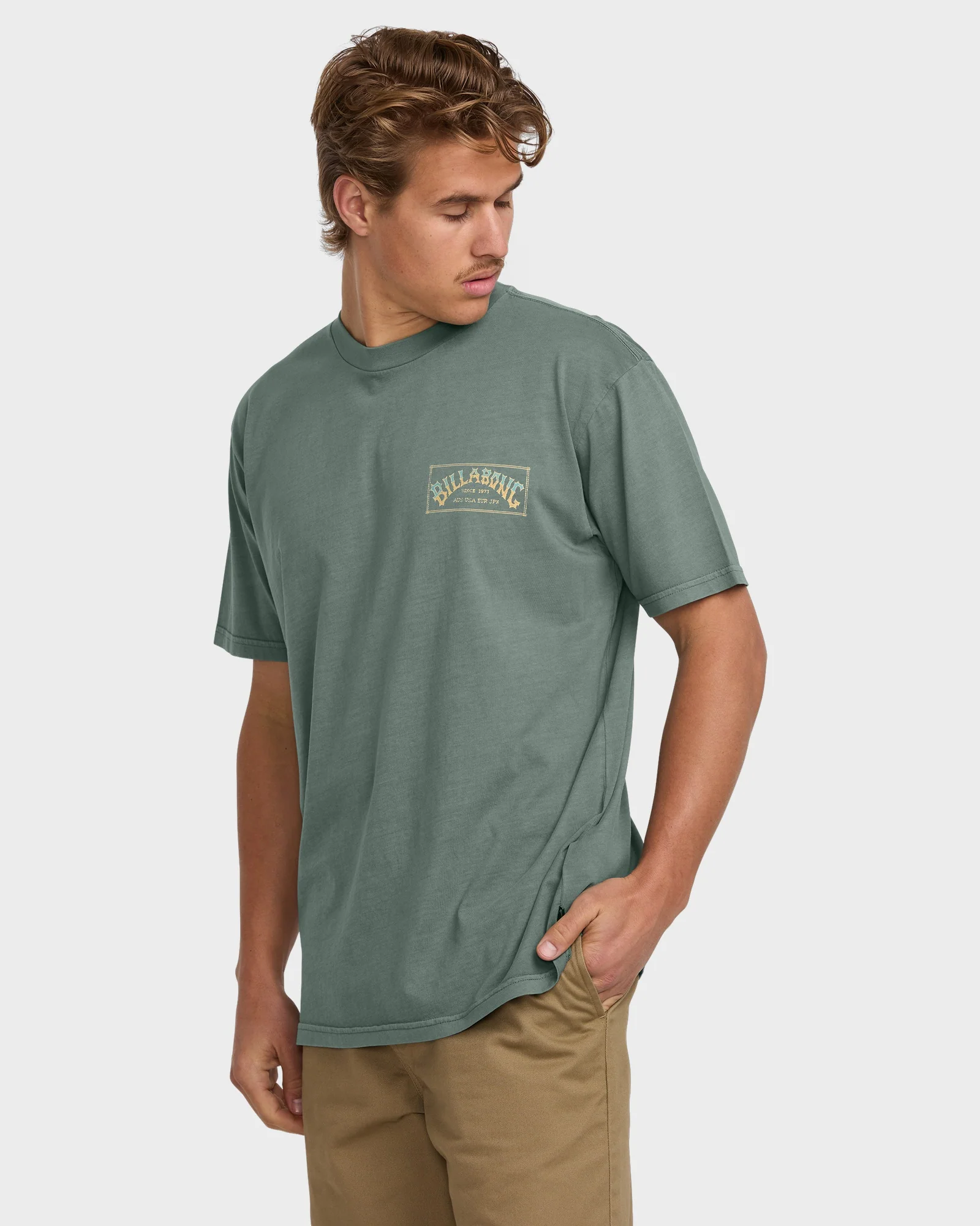 Mens Original Arch Premium Wave Washed T-Shirt - Image 2