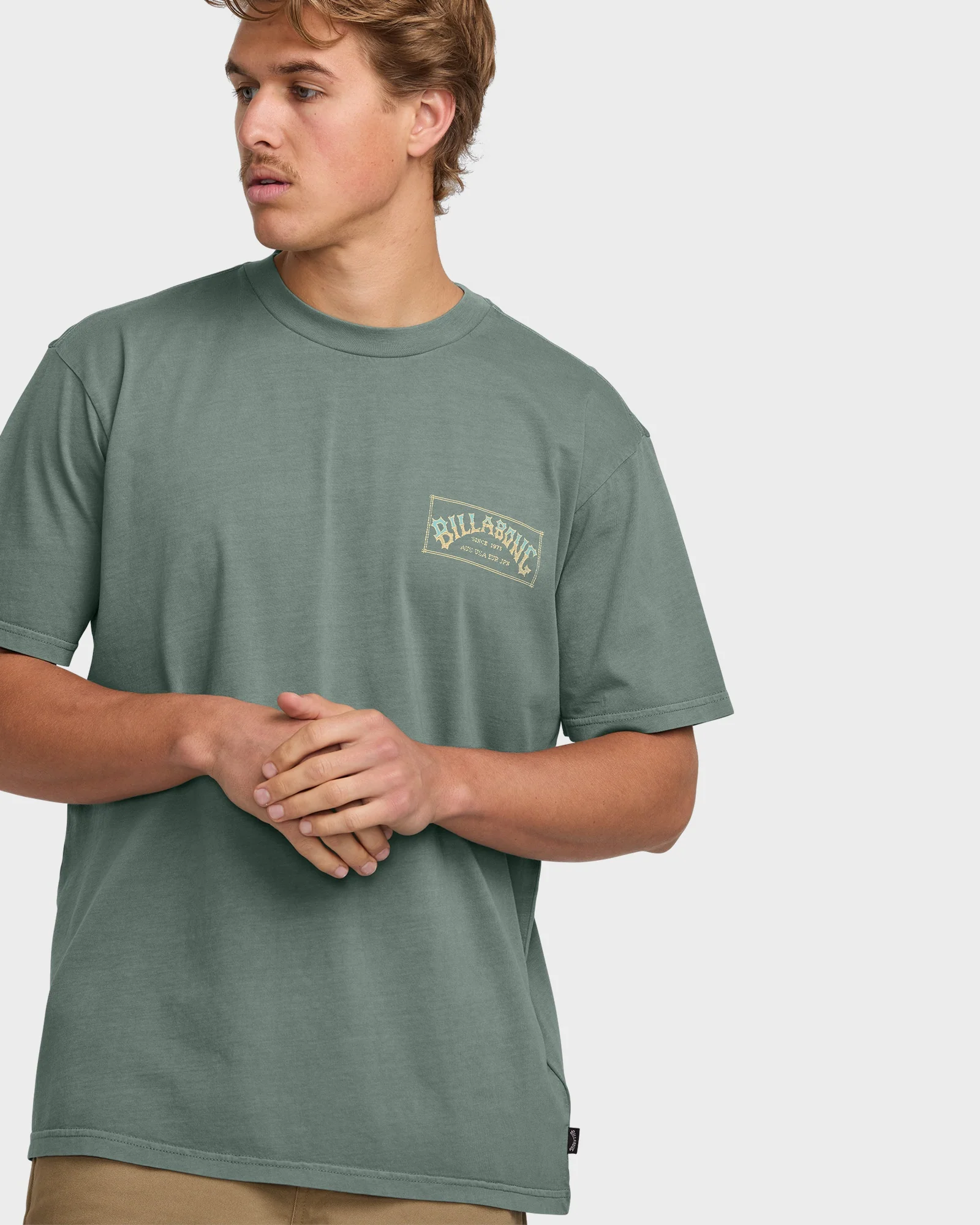 Mens Original Arch Premium Wave Washed T-Shirt - Image 4