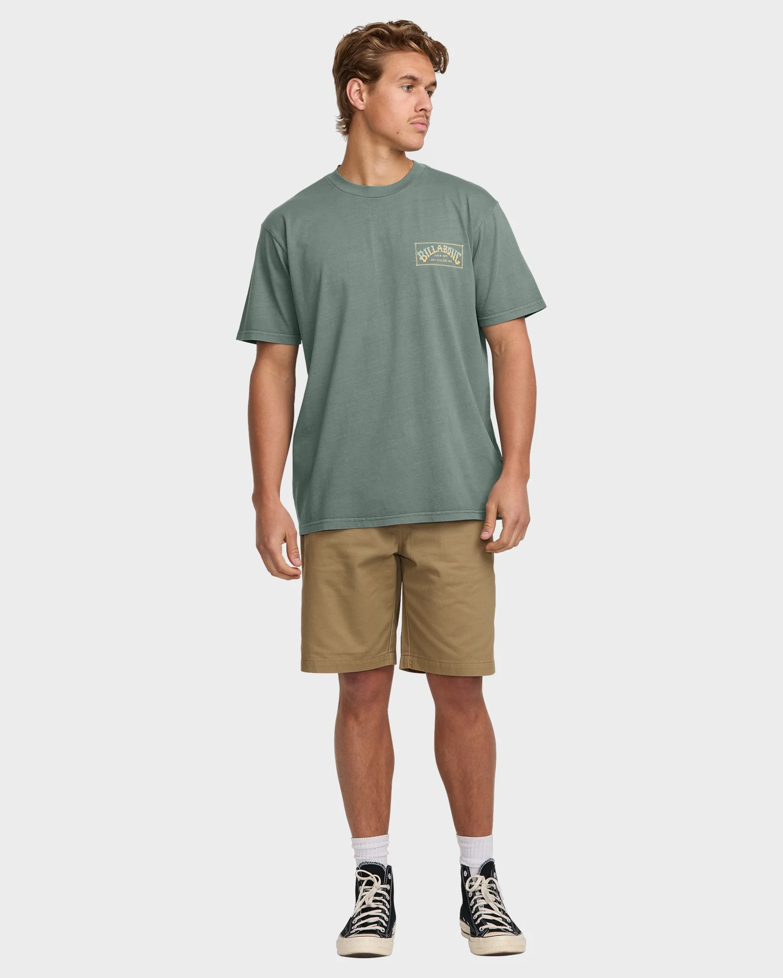 Mens Original Arch Premium Wave Washed T-Shirt - Image 5