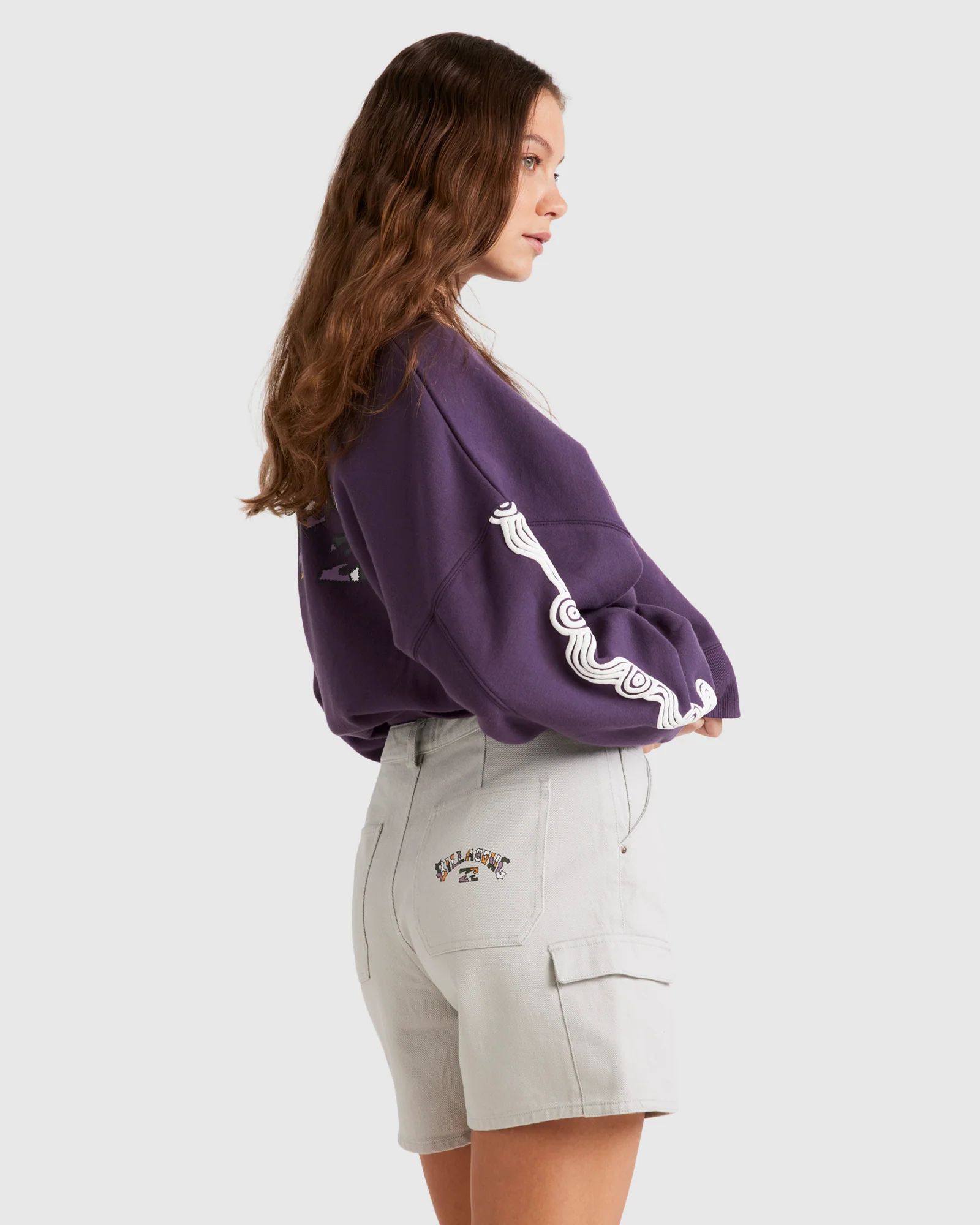 Womens Otis Headland Denim Shorts - Image 3