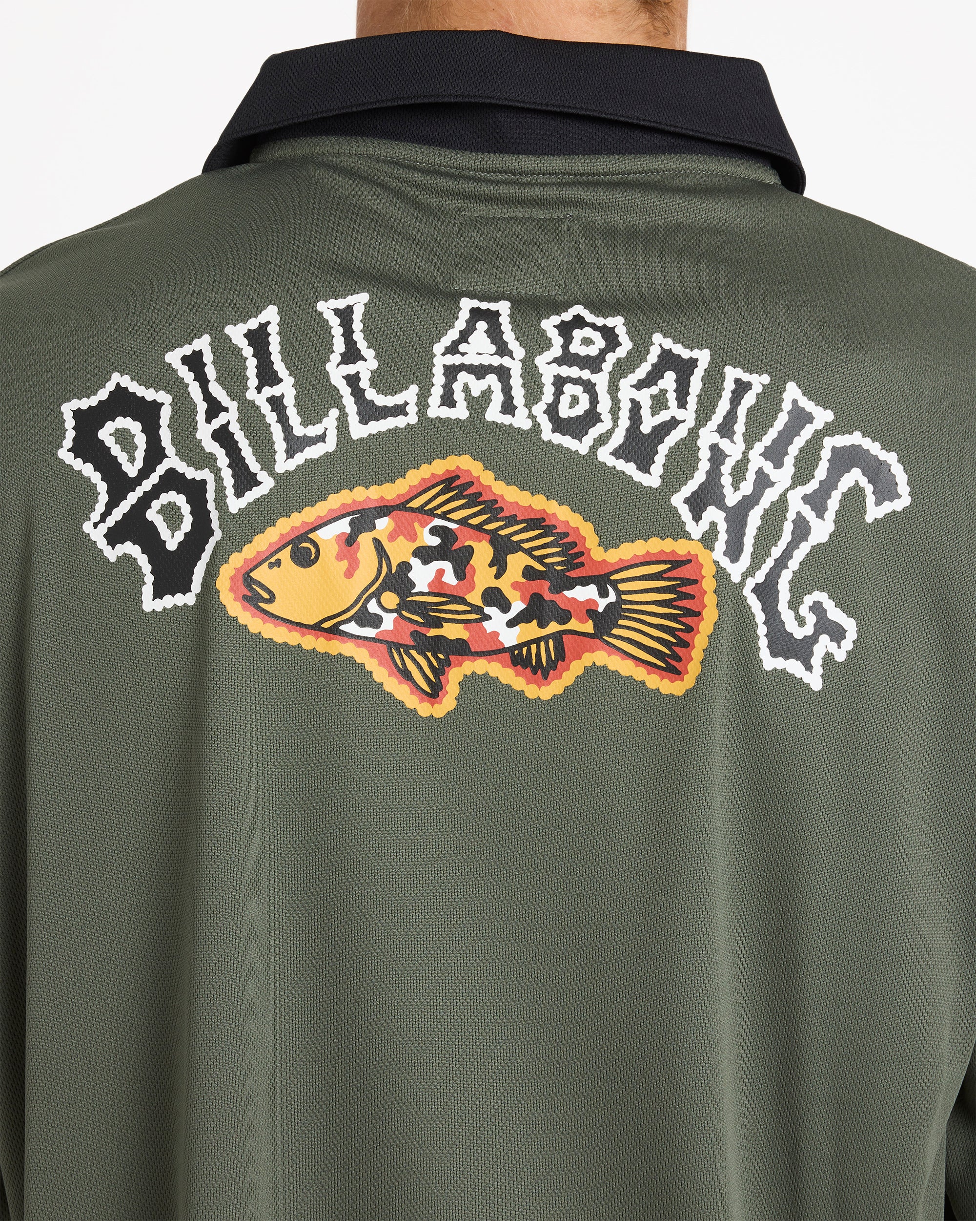Mens Otis Mangrove Fisho Long Sleeve Rash Vest - Image 5
