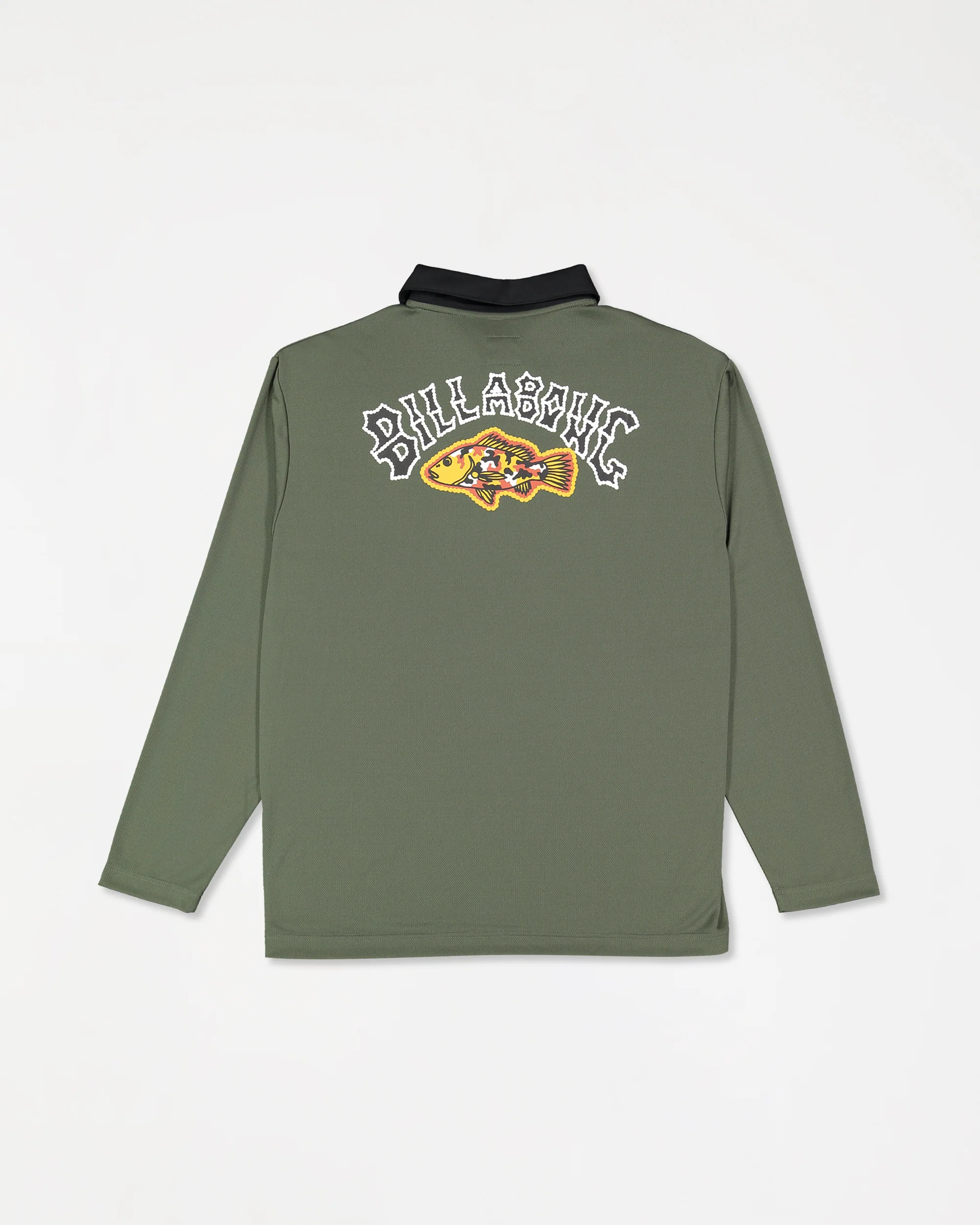 Mens Otis Mangrove Fisho Long Sleeve Rash Vest - Image 8