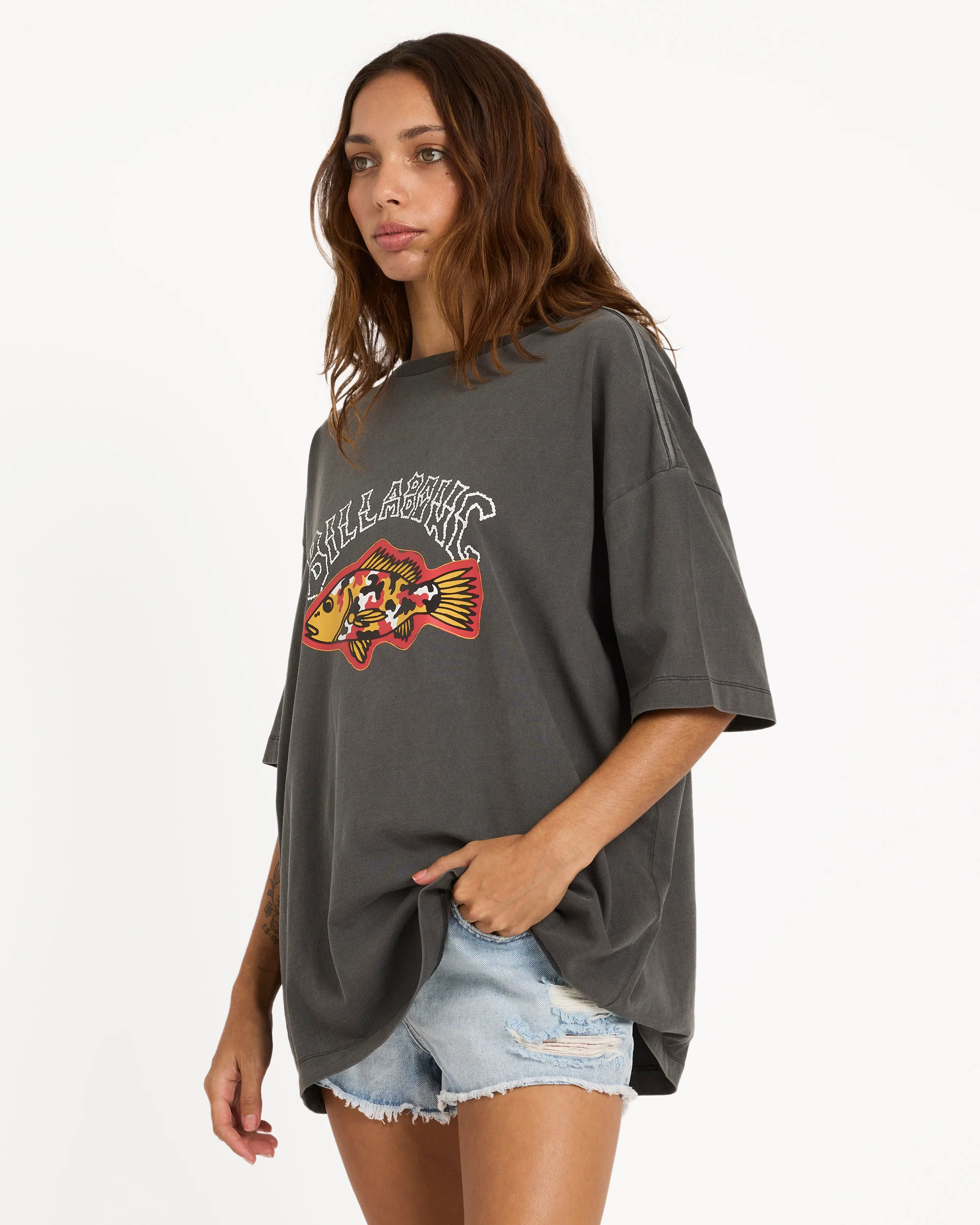 Womens Otis Mangrove Fisho T-Shirt - Image 4