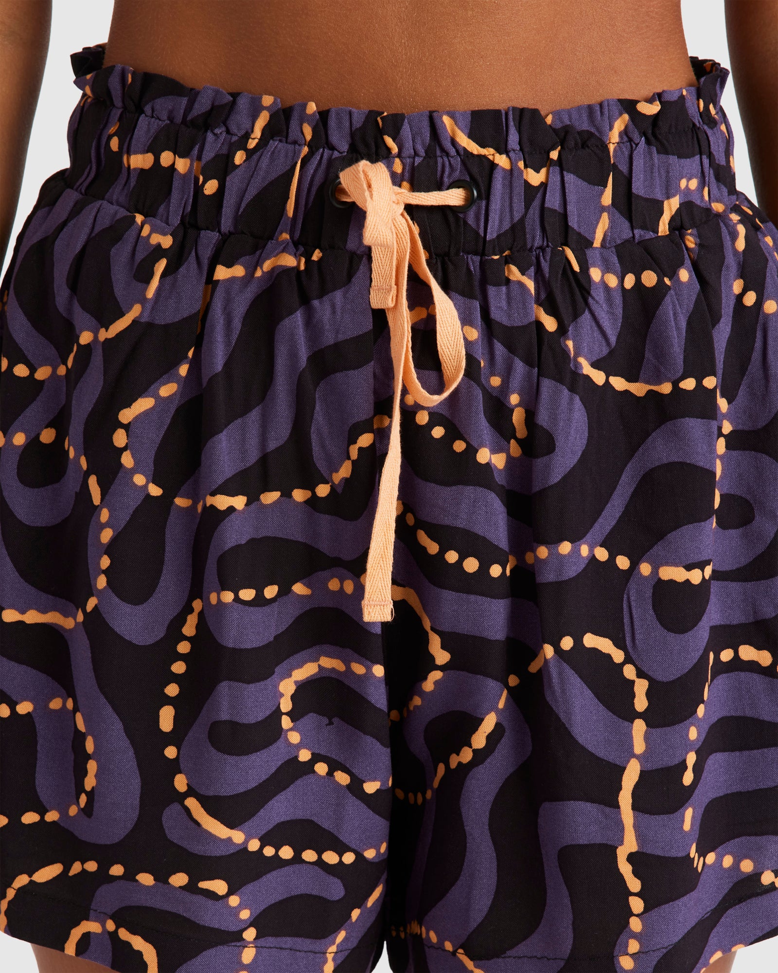 Womens Otis Mangrove Elastic Waist Shorts - Image 4