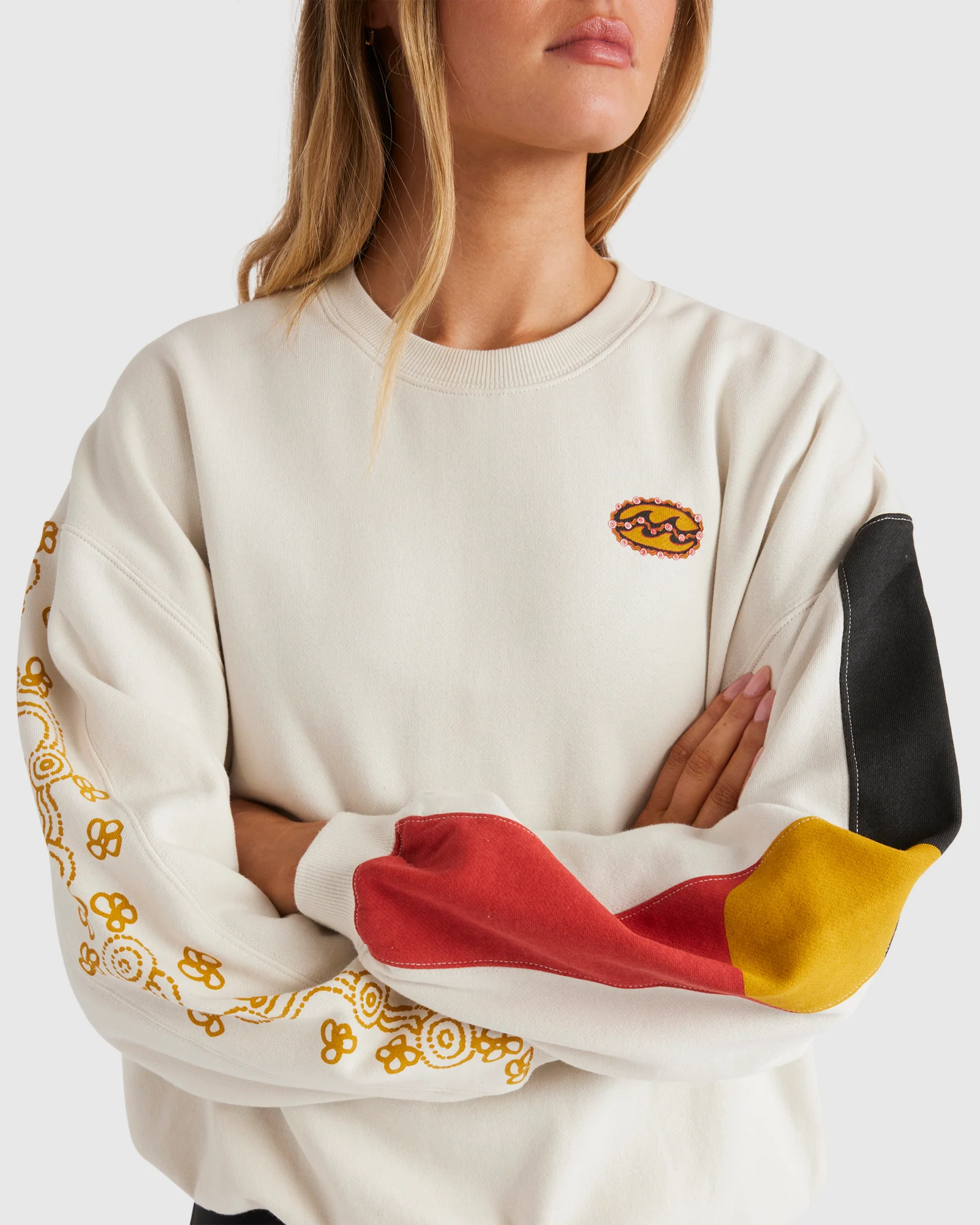 Womens Otis Sand Dune Kendall Crew Neck - Image 5