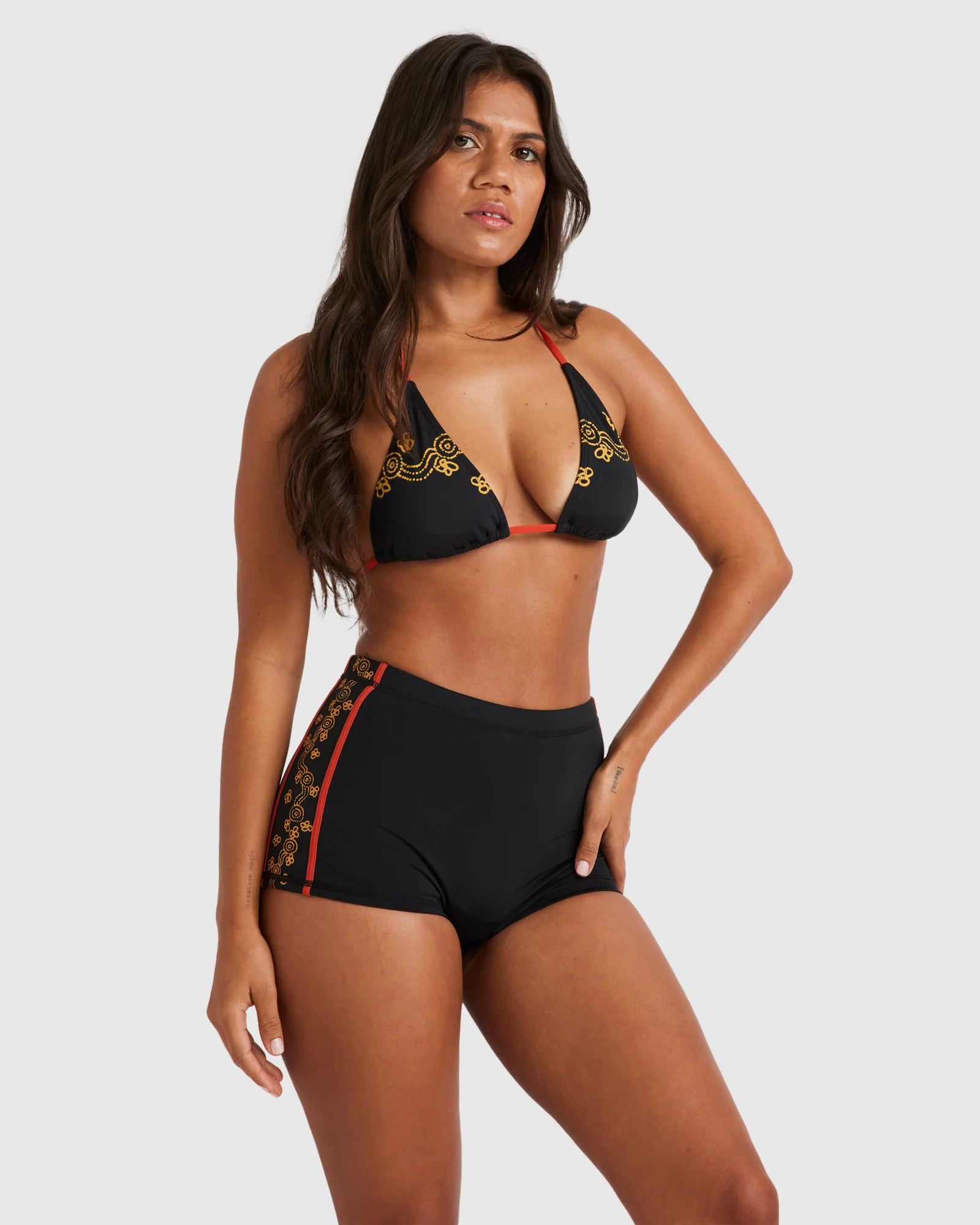 Womens Otis Sand Dune Surf Short Bikini Bottom - Image 2