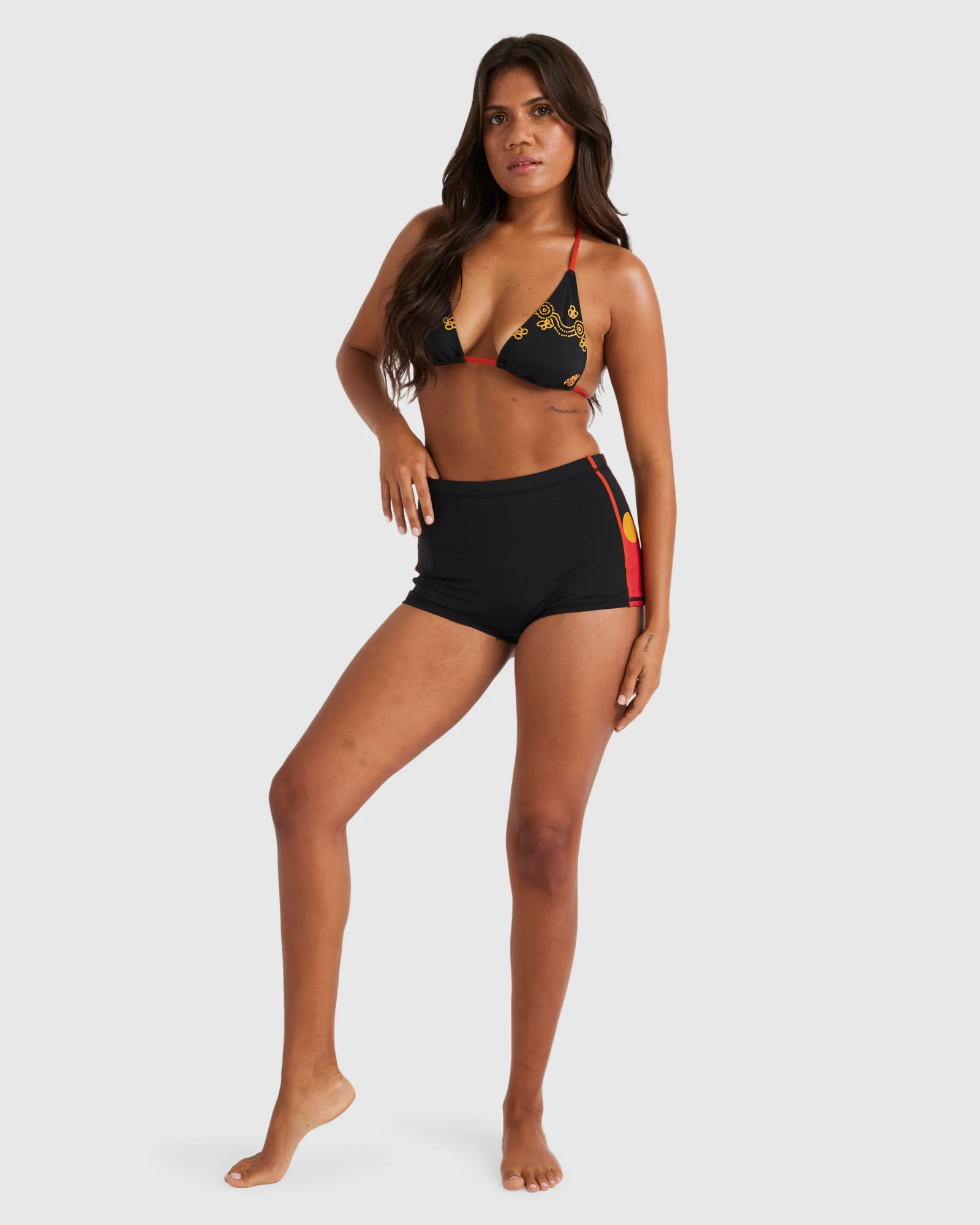 Womens Otis Sand Dune Surf Short Bikini Bottom - Image 6