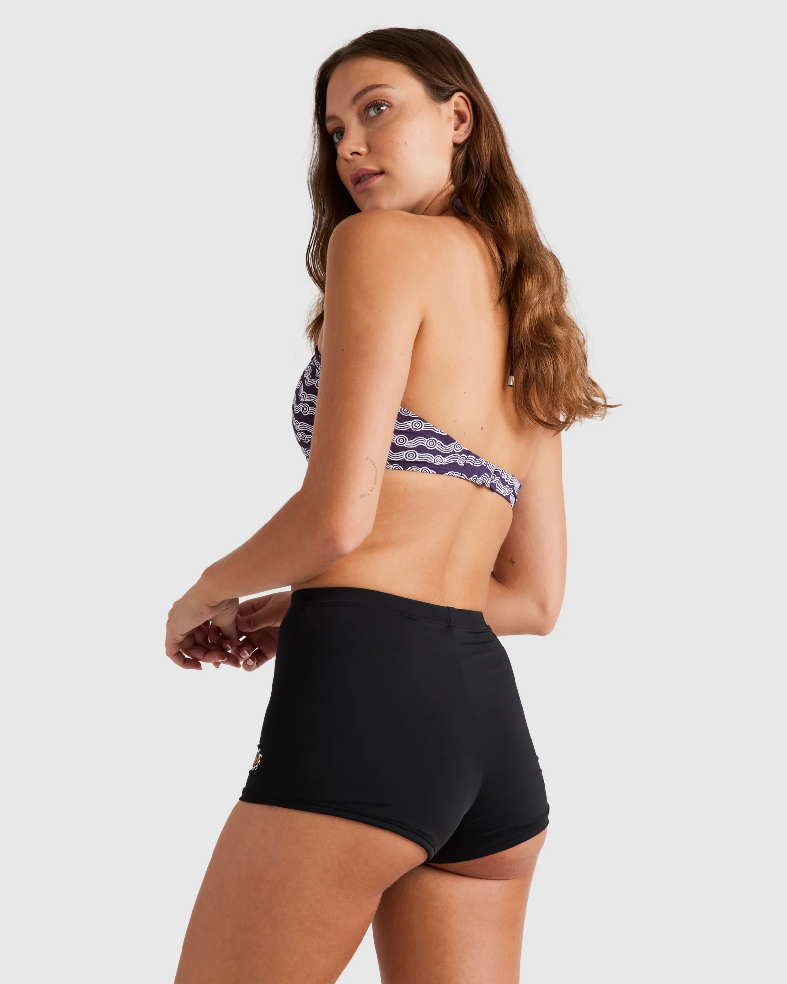 Womens Otis Water Palma Shorts Bikini Bottom - Image 3