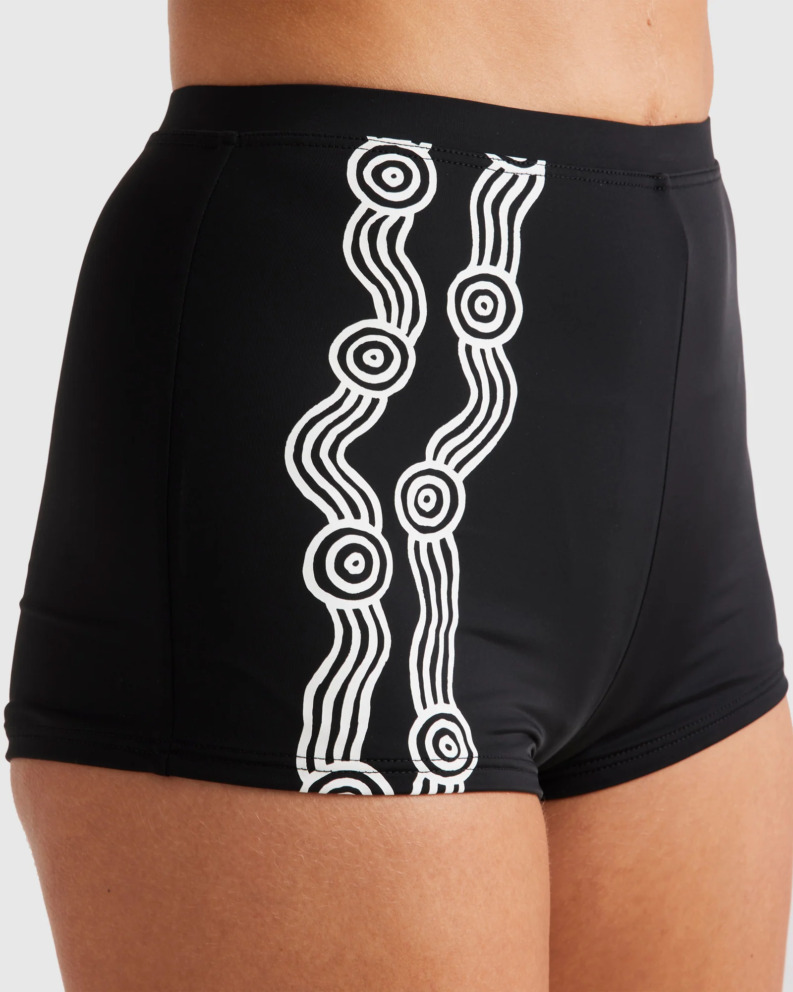 Womens Otis Water Palma Shorts Bikini Bottom - Image 4