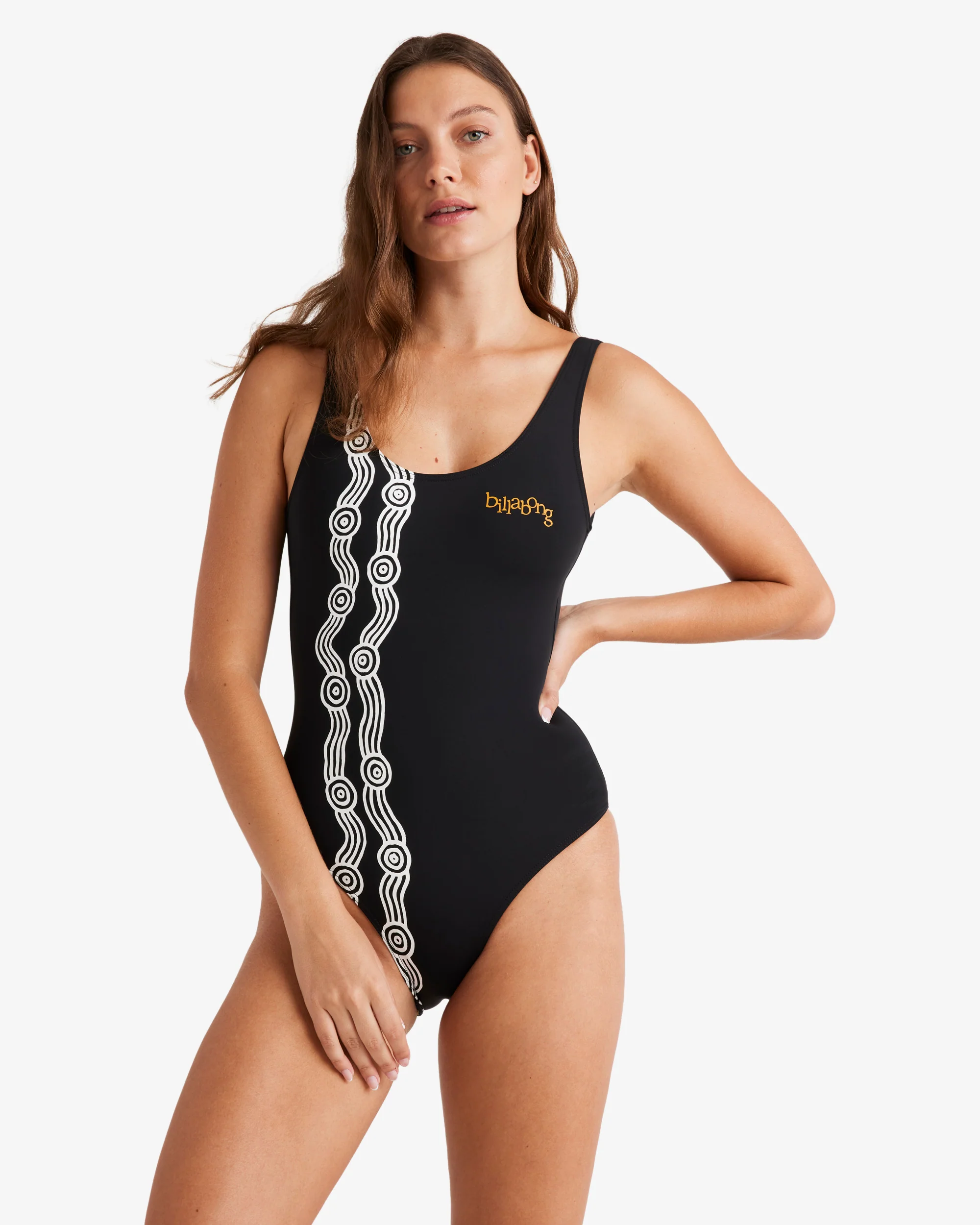 Womens Otis Water Retro One Piece - Image 3