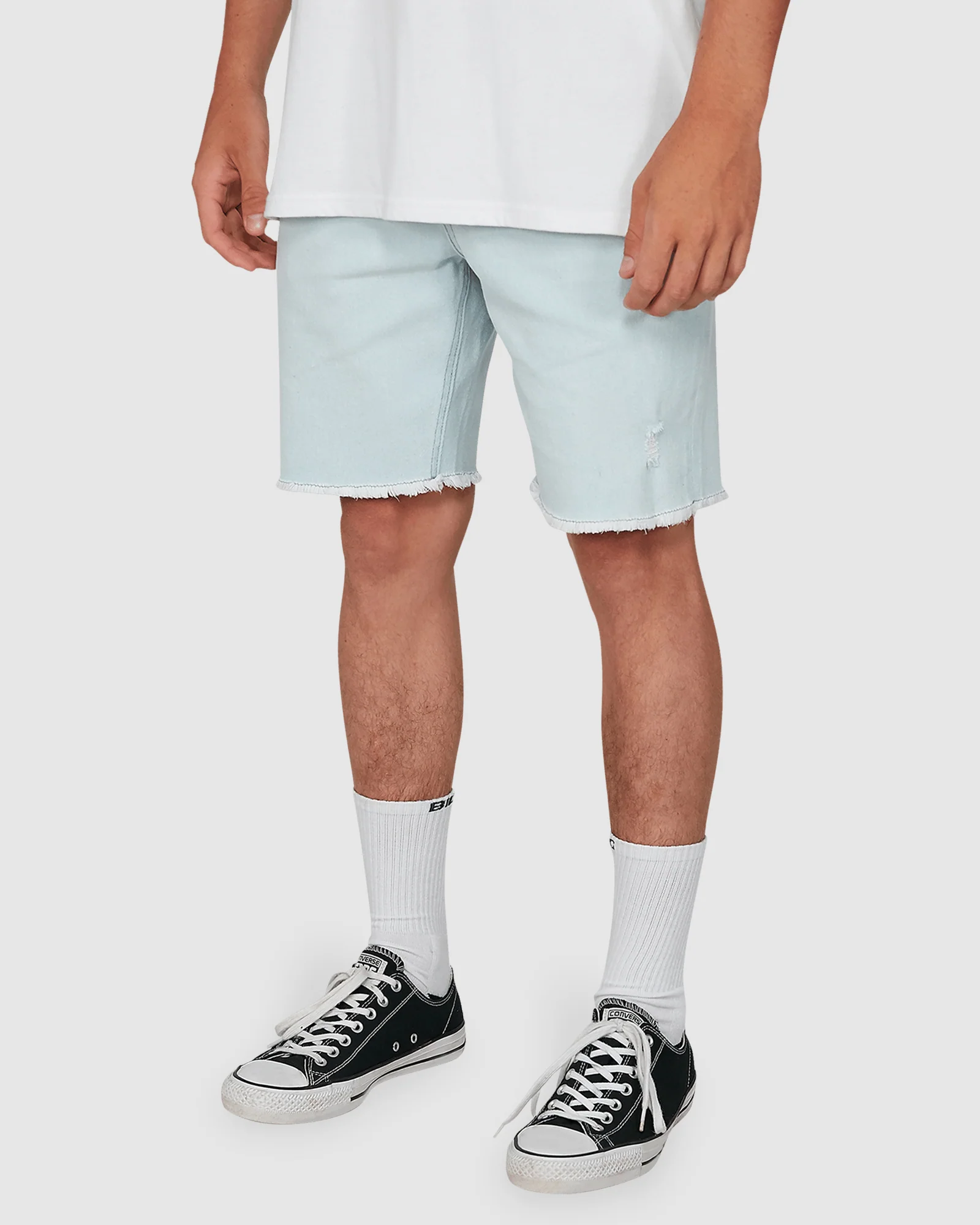 Mens Outsider Denim Shorts - Image 2