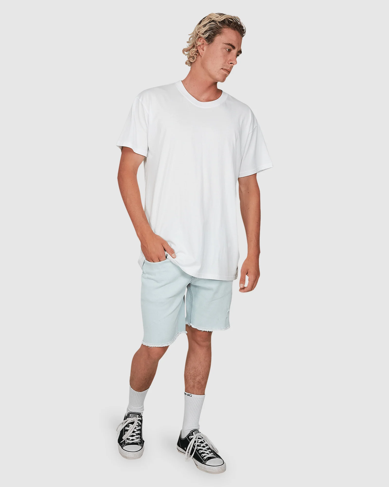 Mens Outsider Denim Shorts - Image 5