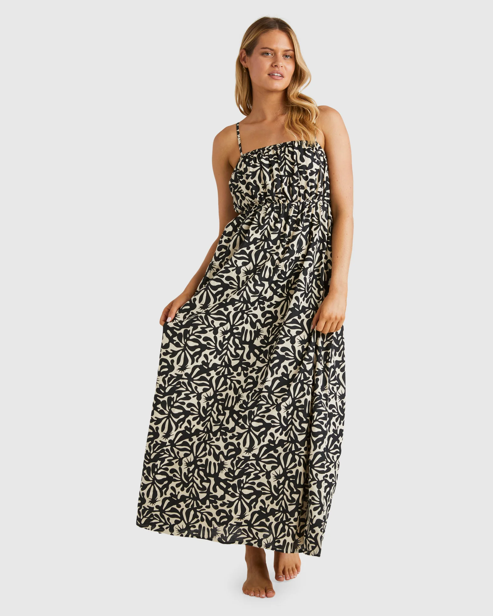 Womens Palm Grove Maxi Dress - Image 5