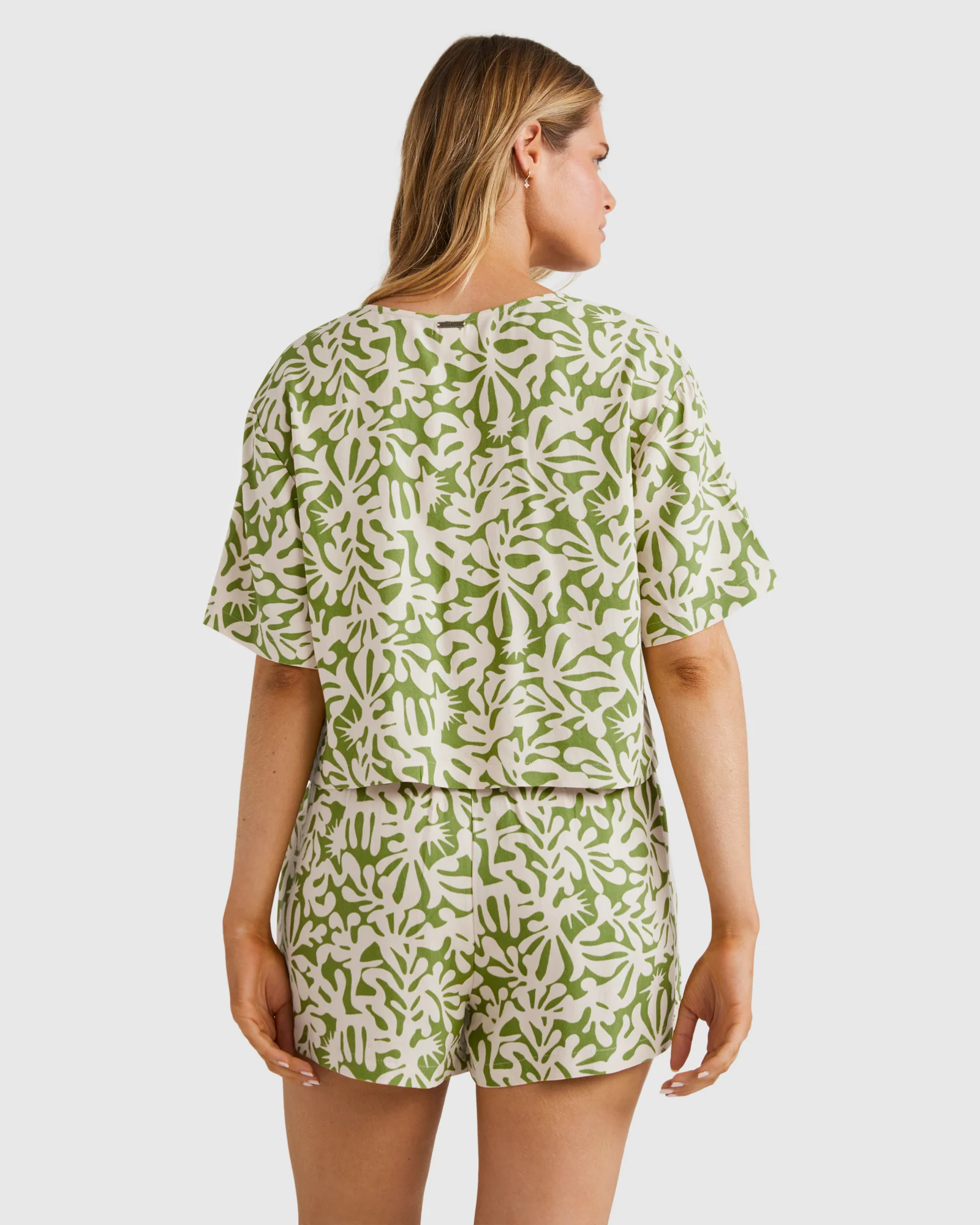 Womens Palm Grove Tie Shirt - Image 3