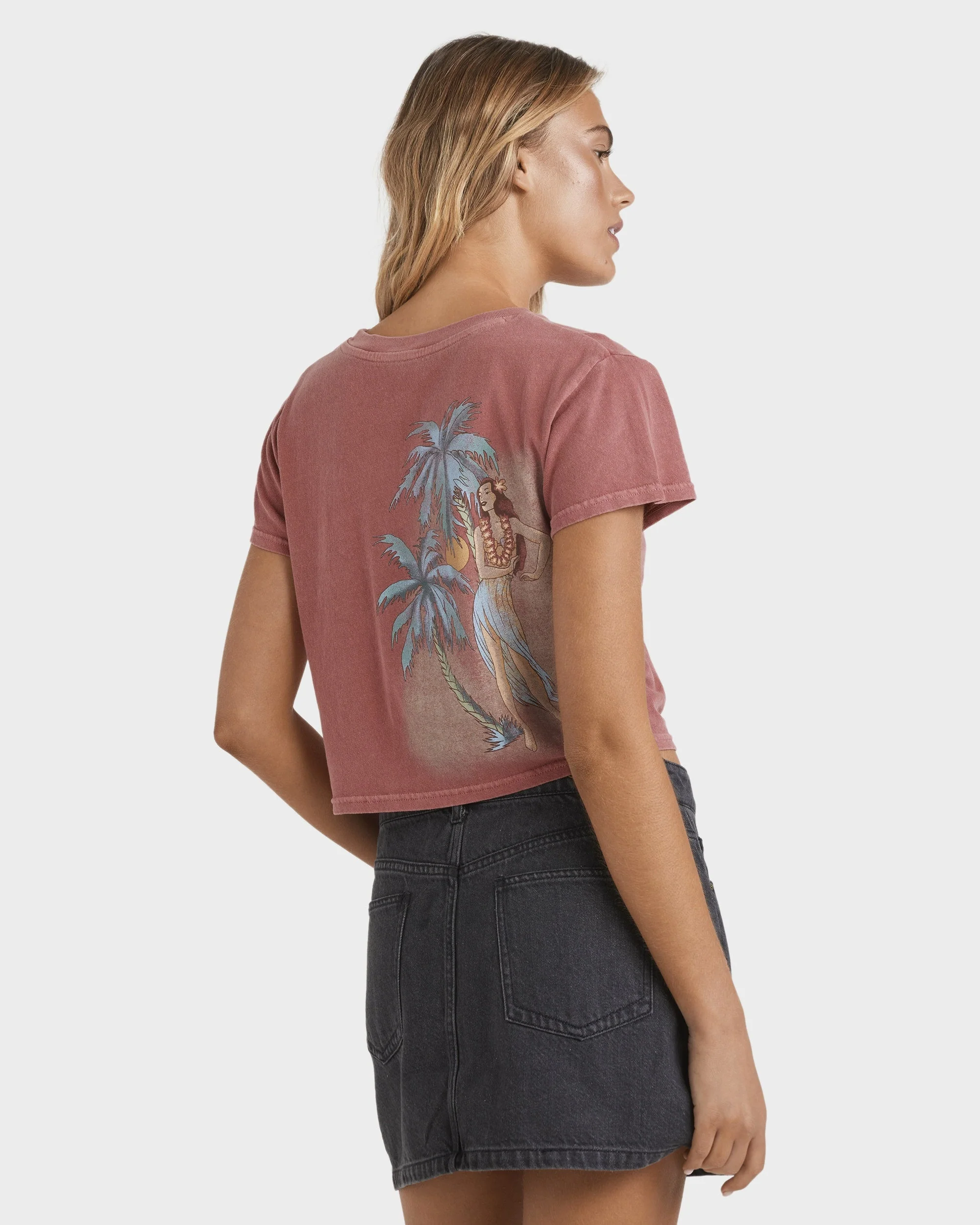 Womens Palmin Camp T-Shirt - Image 2