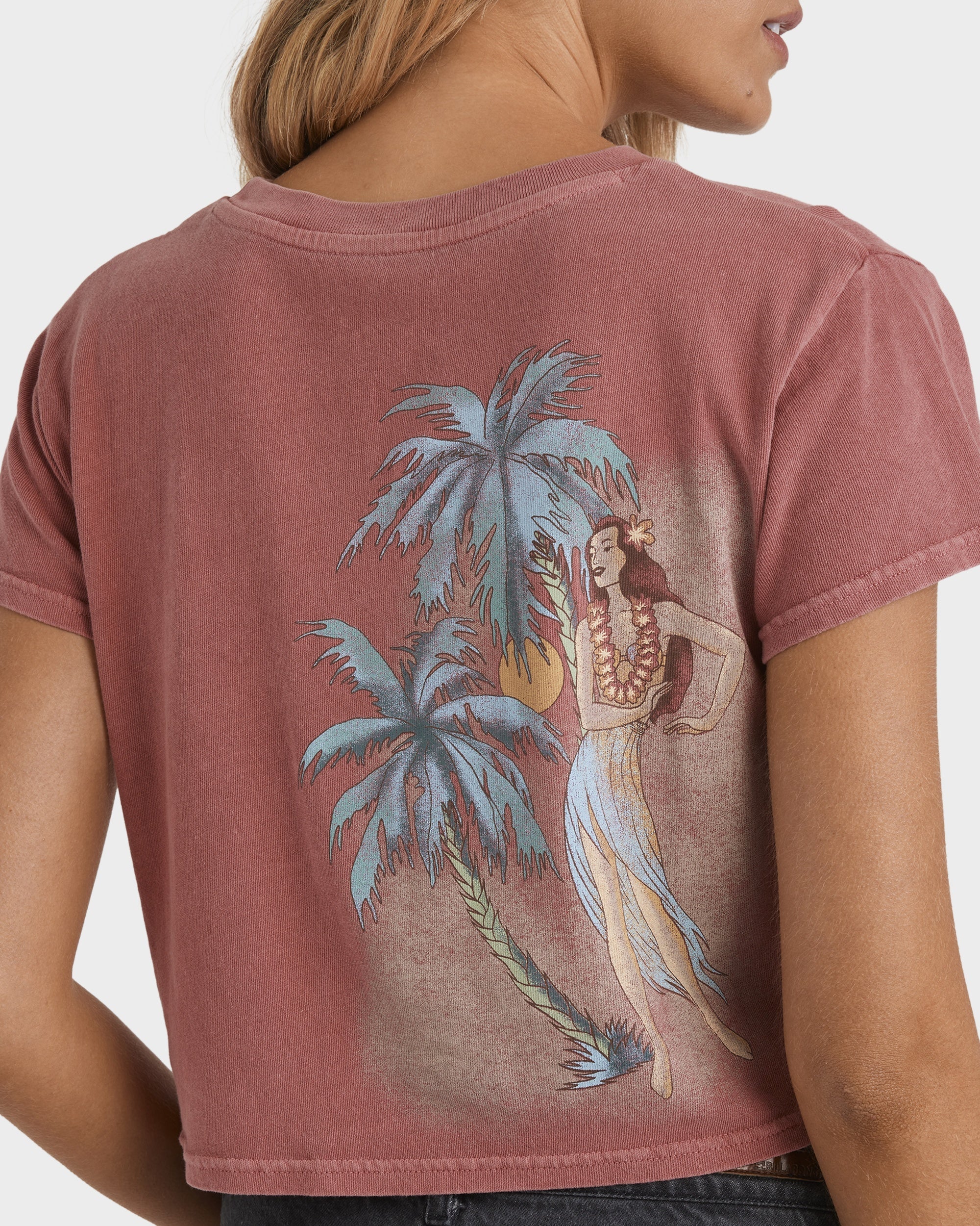 Womens Palmin Camp T-Shirt - Image 4