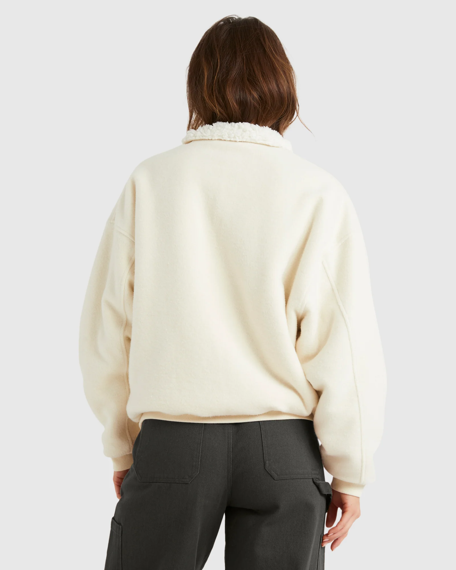 Womens Palmy Button Down Fleece - Image 3