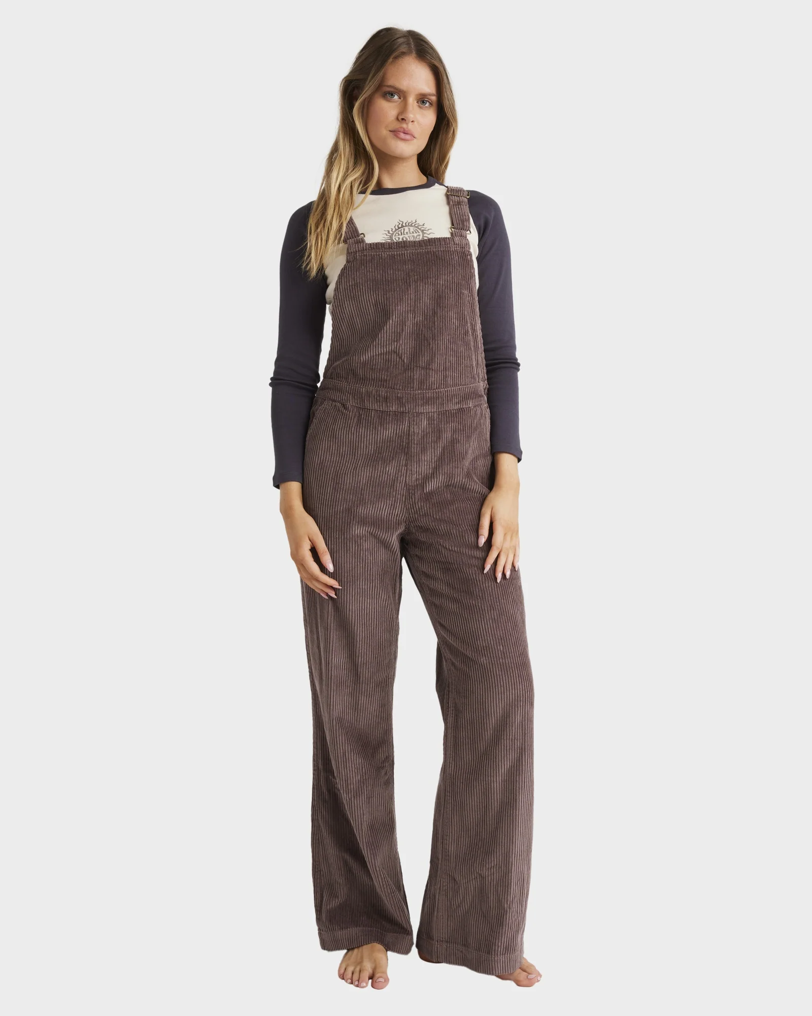 Womens Palmy Corduroy Overall - Image 2