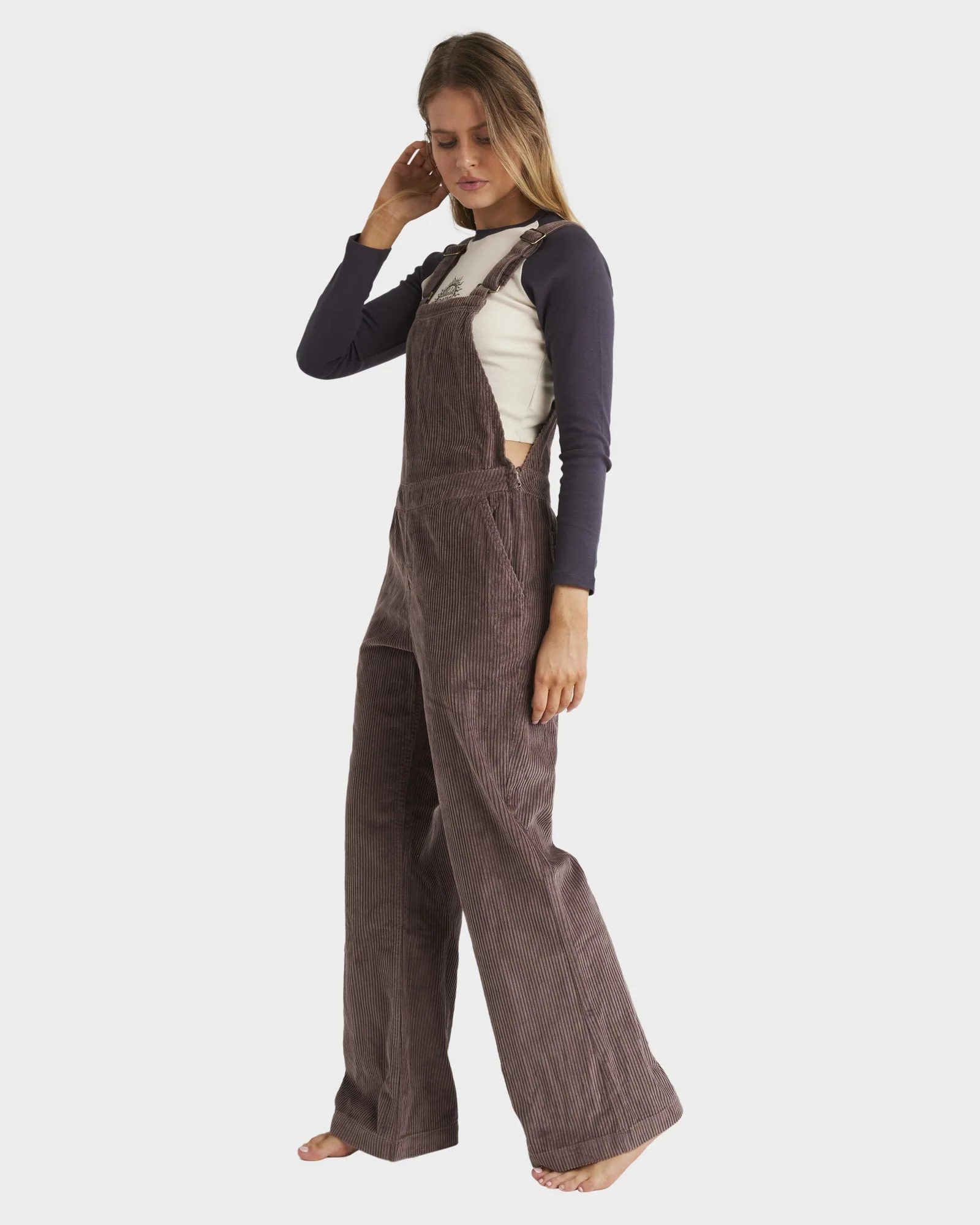 Womens Palmy Corduroy Overall - Image 3