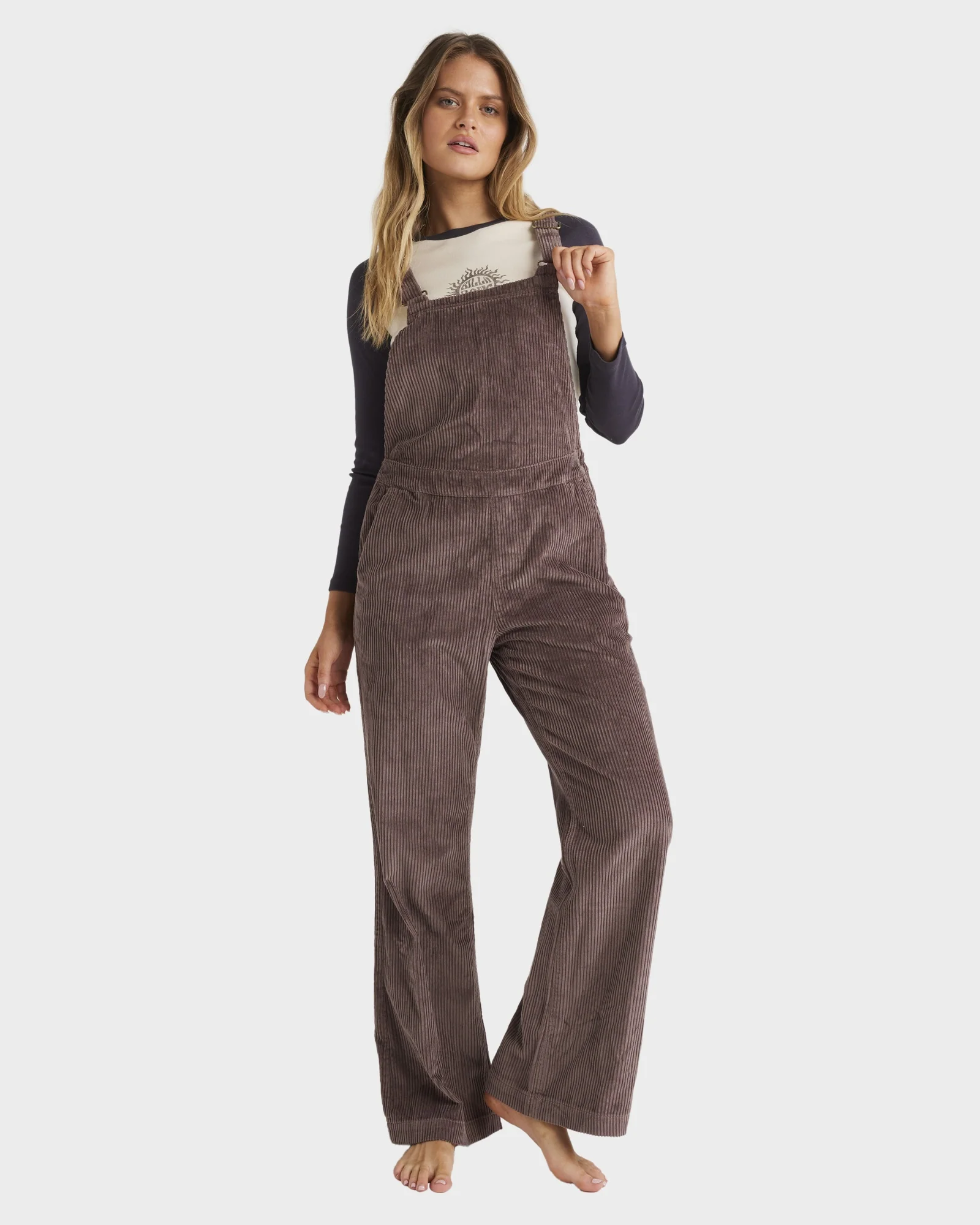Womens Palmy Corduroy Overall - Image 6