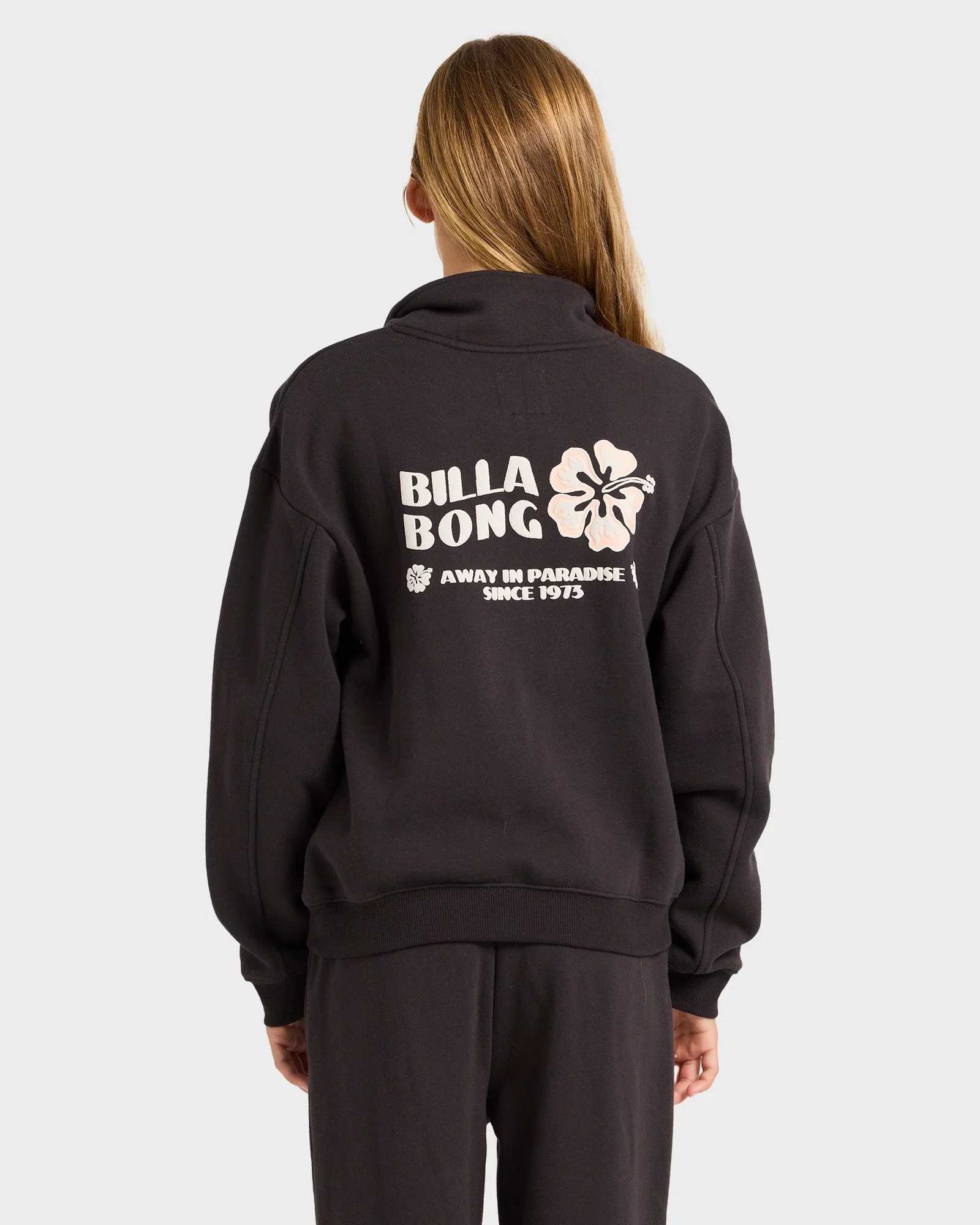 Girls 6-16 Paradise Half Zip Fleece Pullover - Image 2
