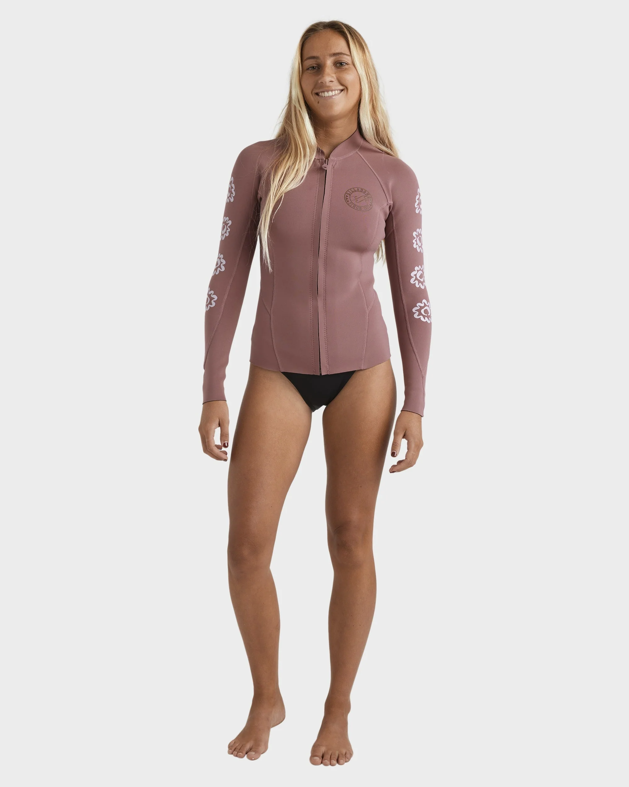 Womens 1/1 Peeky Long Sleeve Wetsuit Top - Image 6
