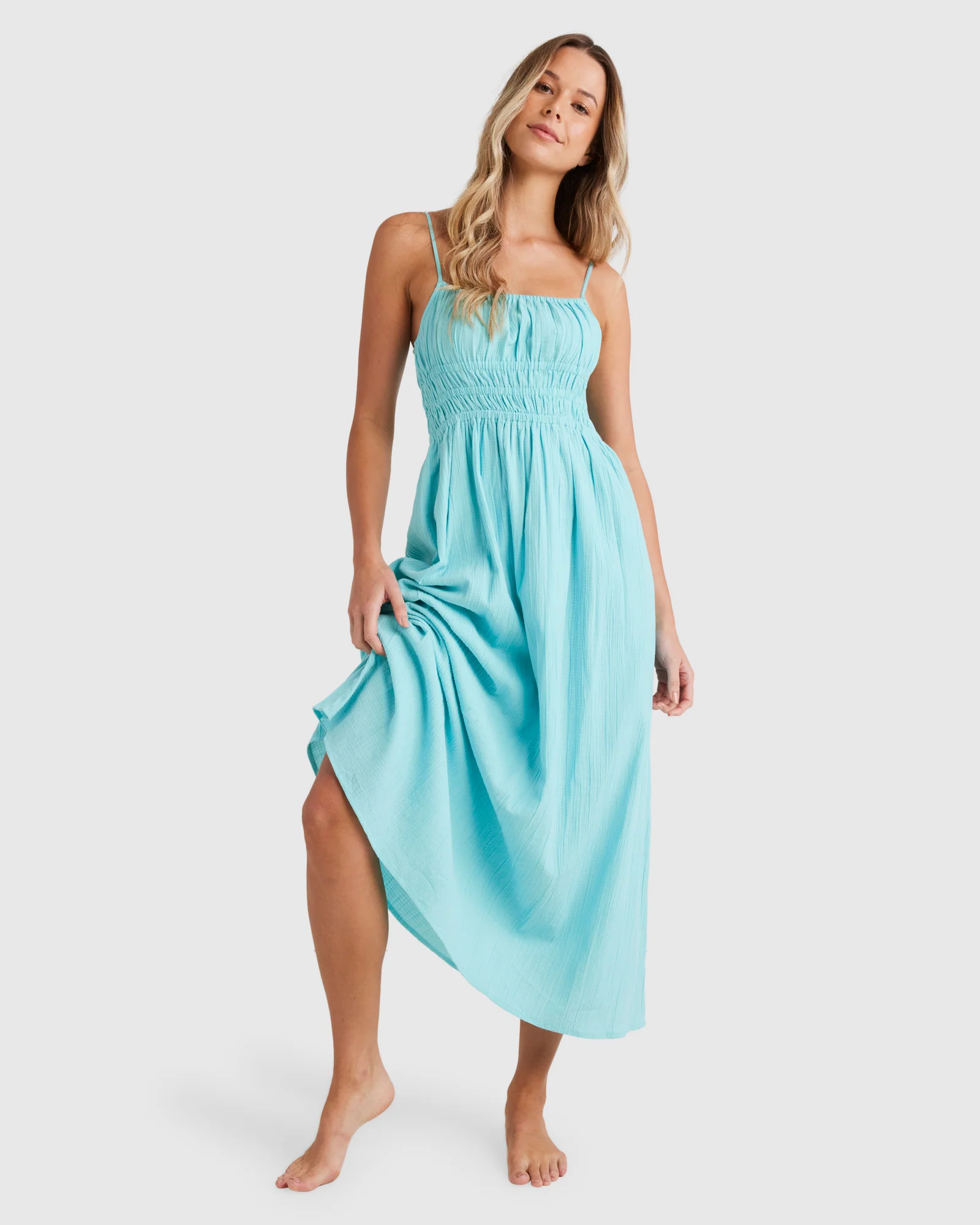 Womens Petal Maxi Dress - Image 5
