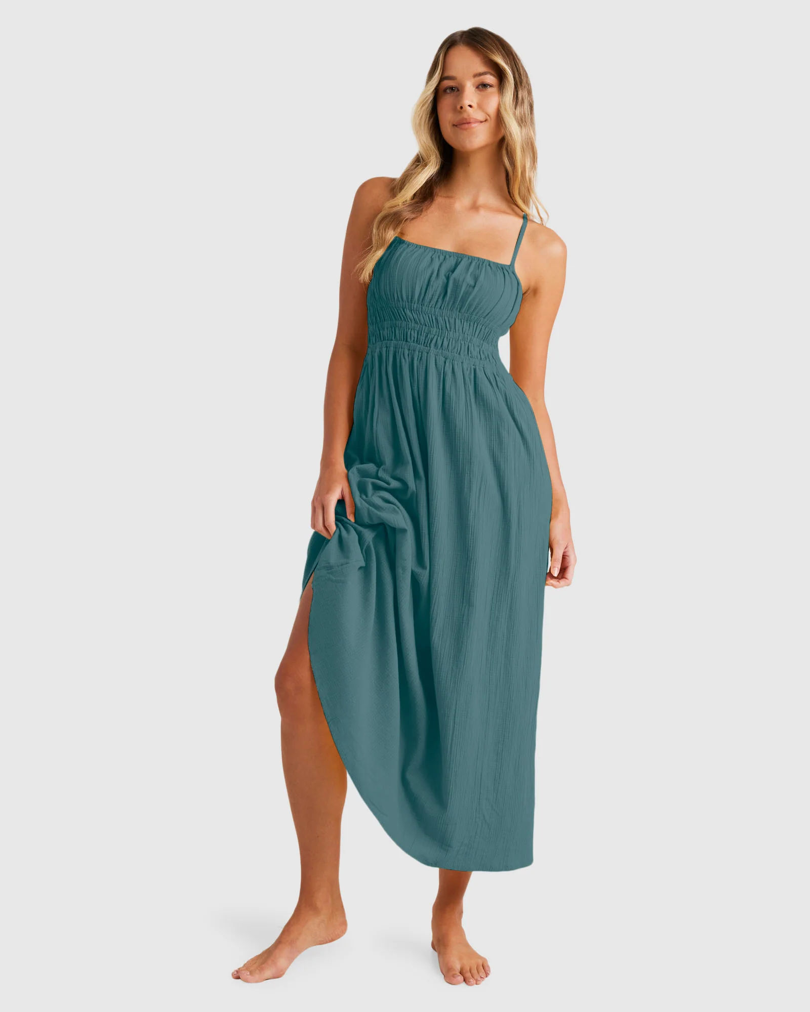 Womens Petal Maxi Dress - Image 5