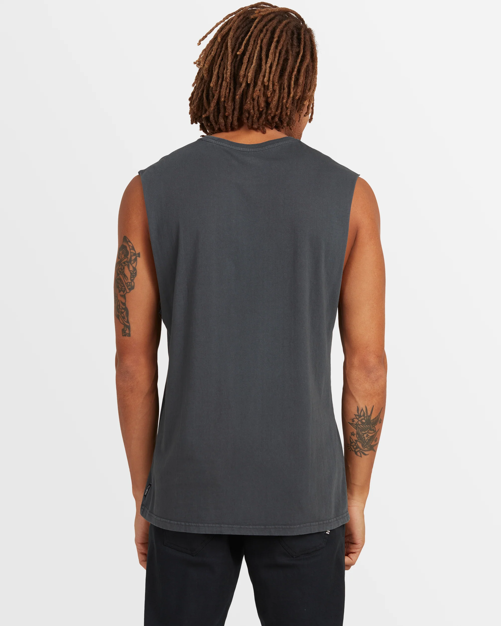 Mens Premium Wave Washed Muscle Top - Image 2