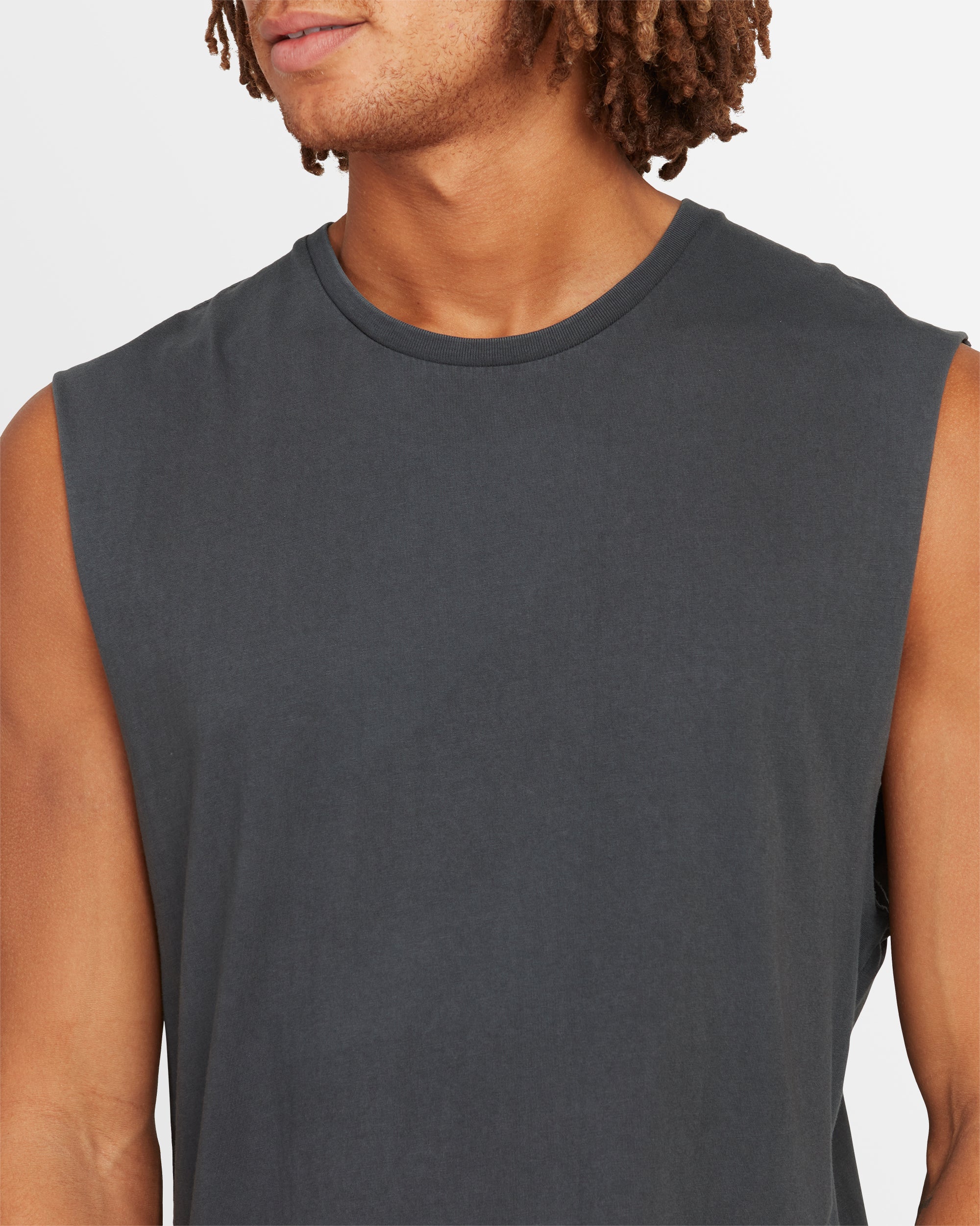 Mens Premium Wave Washed Muscle Top - Image 3