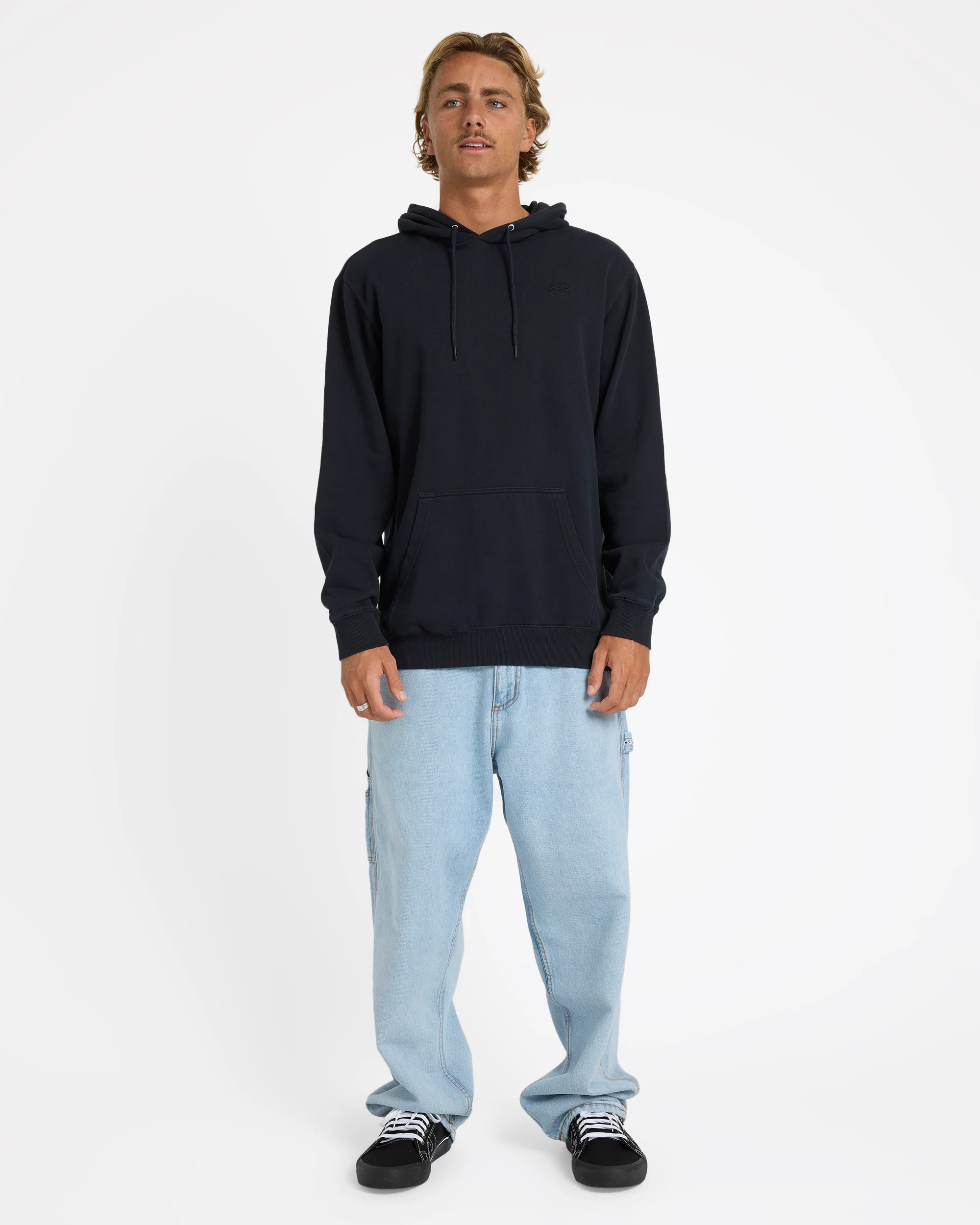 Mens Premium Wave Washed Pullover Hoodie - Image 5