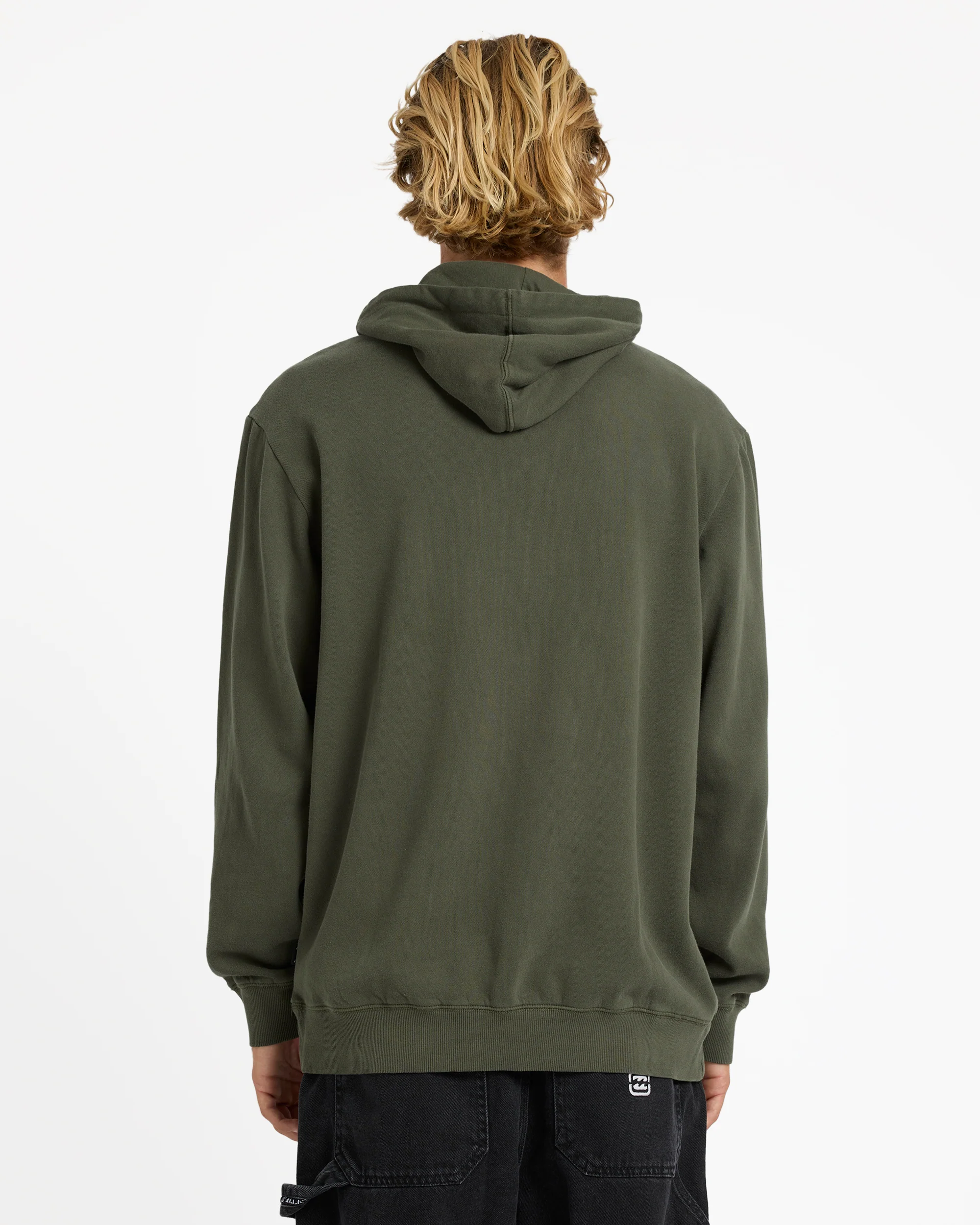Mens Premium Wave Washed Pullover Hoodie - Image 3
