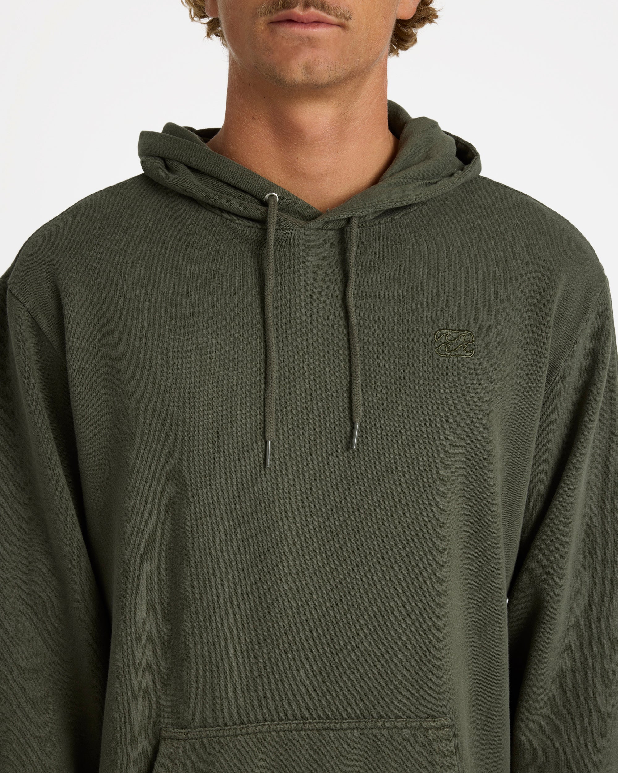 Mens Premium Wave Washed Pullover Hoodie - Image 4