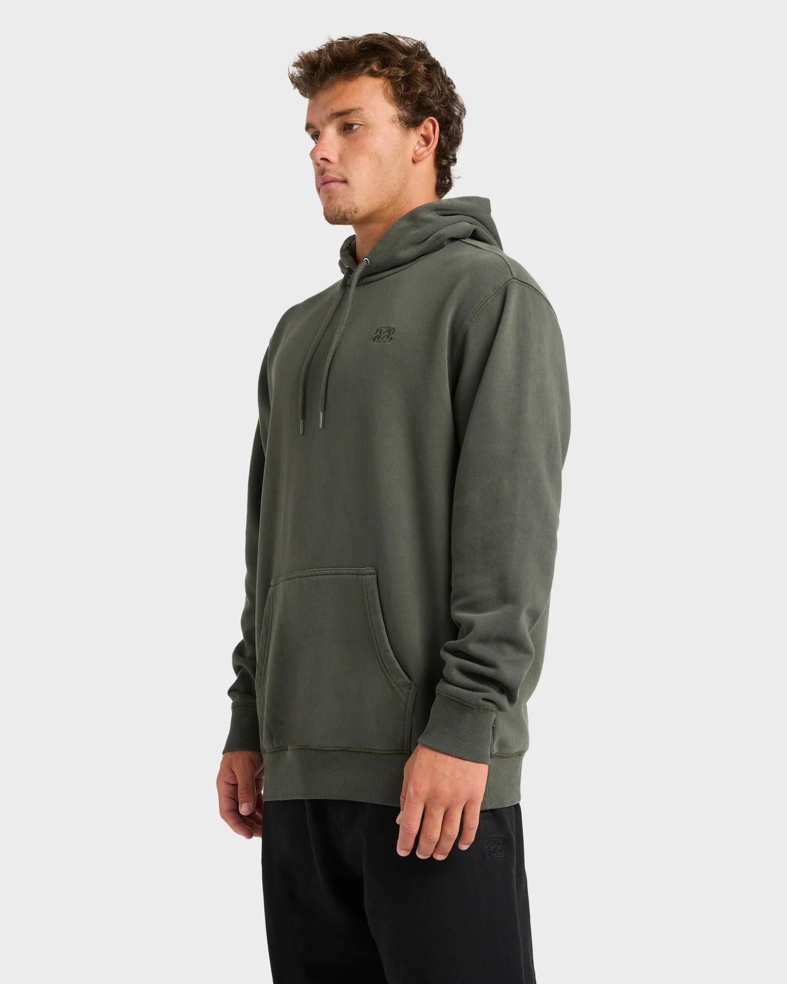 Mens Premium Wave Wash Pullover Hoodie - Image 3