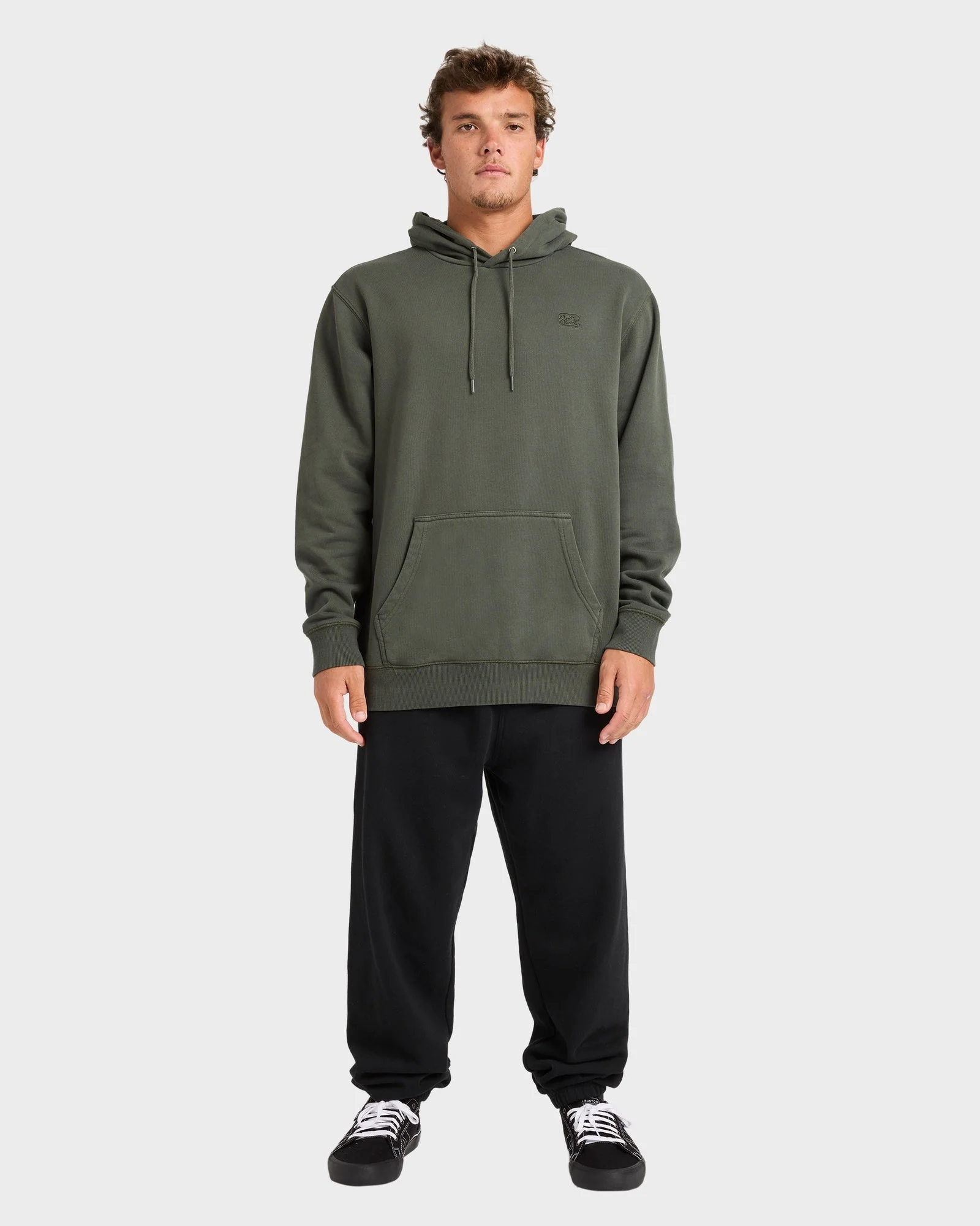 Mens Premium Wave Wash Pullover Hoodie - Image 5