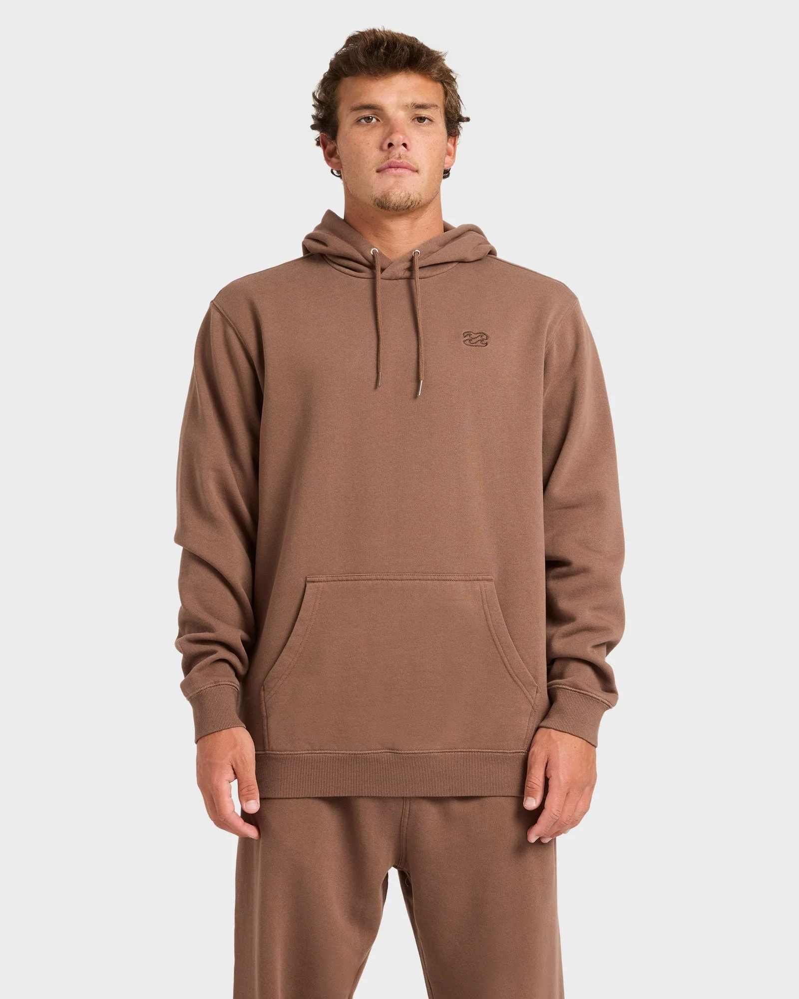Mens Premium Wave Wash Pullover Hoodie